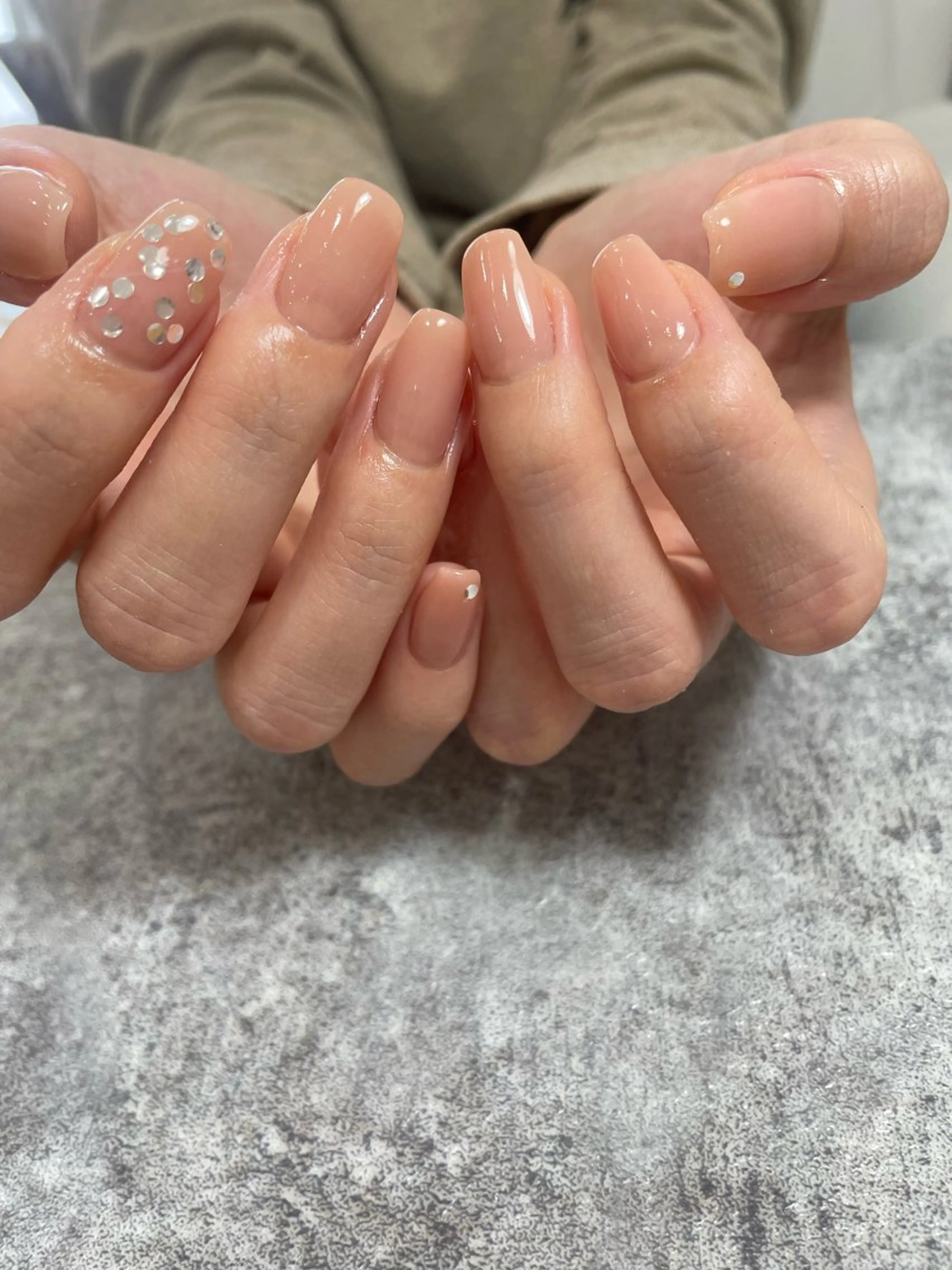 ネイル ワンカラーネイル 【 Lea's 】 kaedeのネイルデザイン