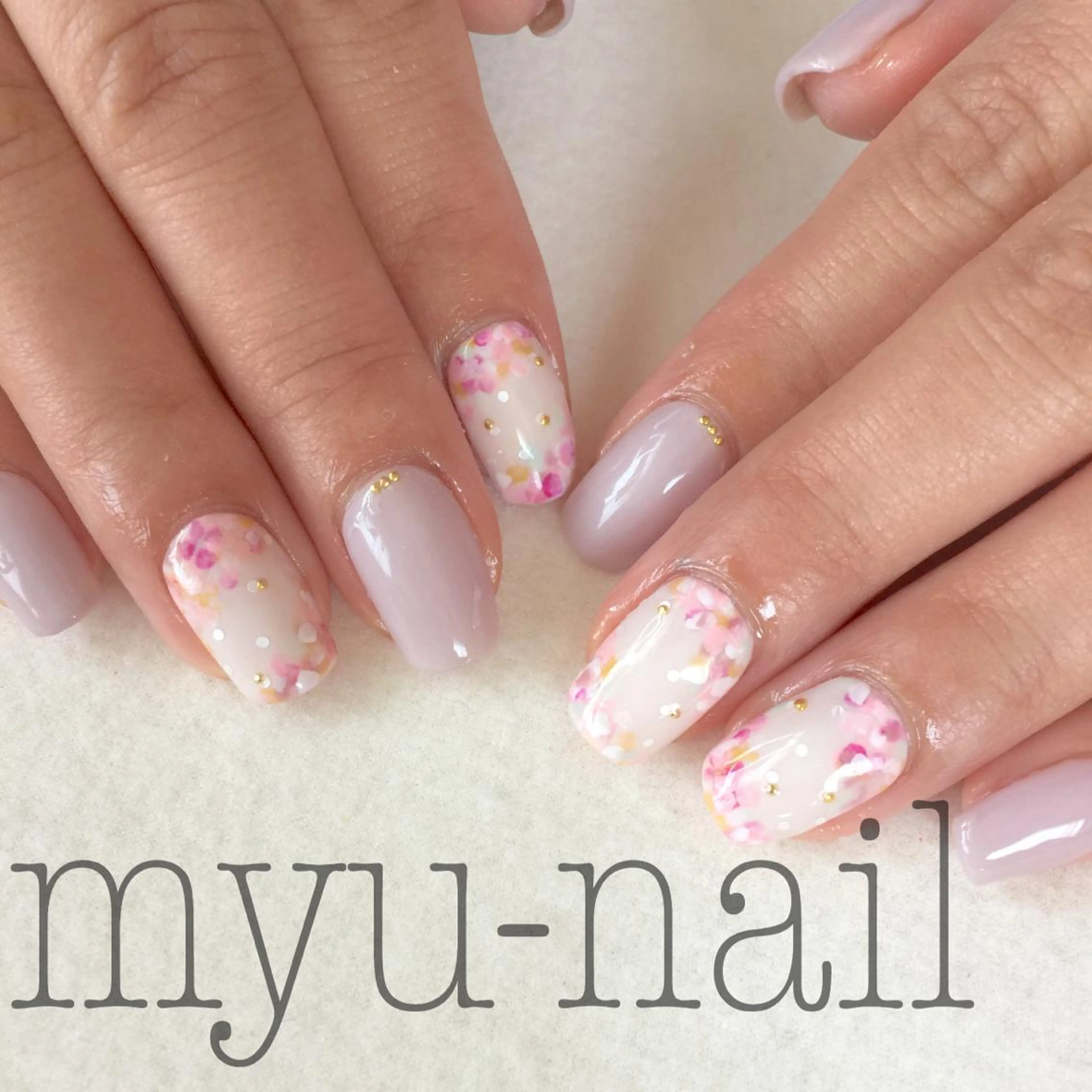 ネイル ハンドネイル ホームサロン myu-nailのネイルデザイン