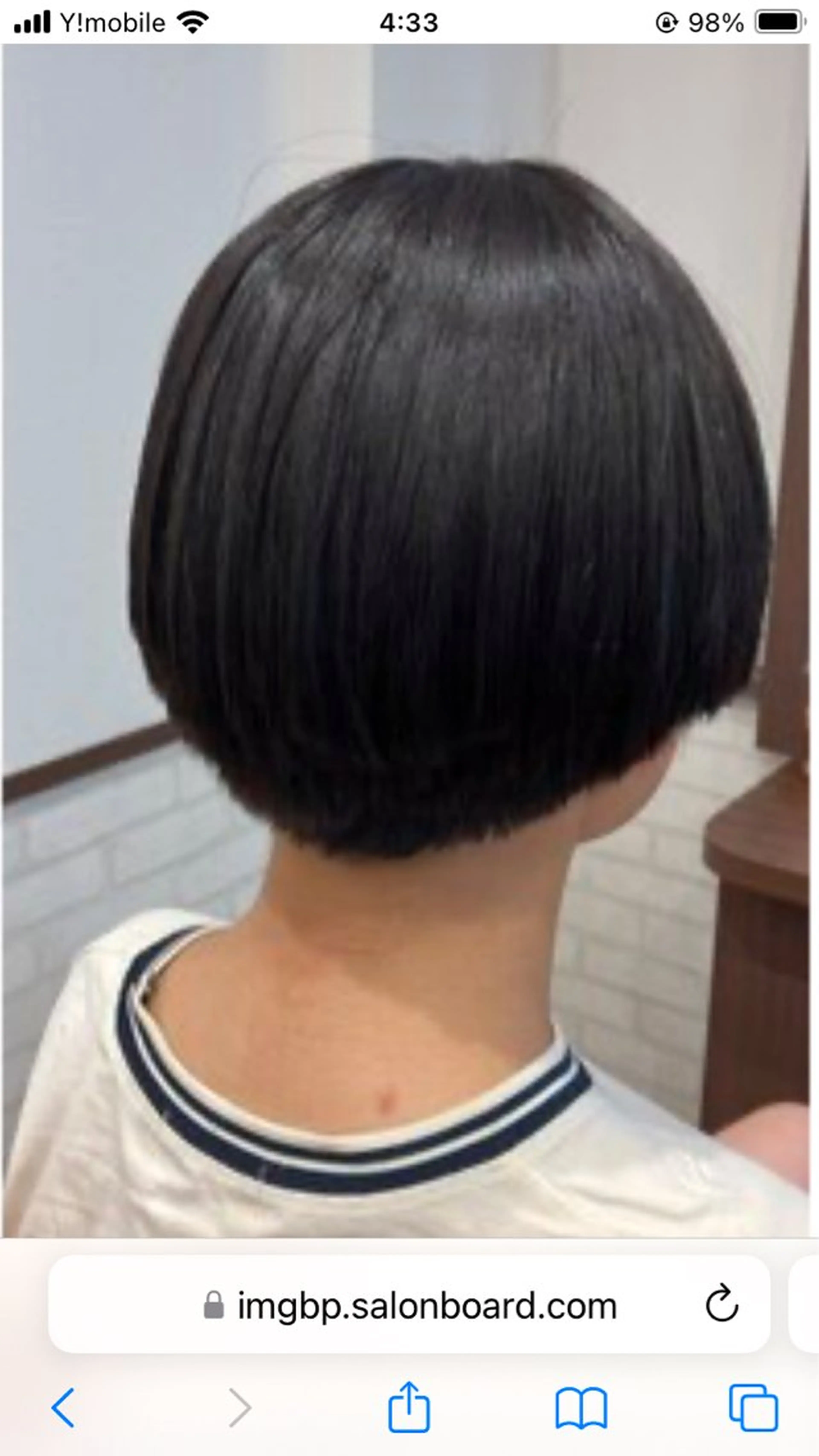 ショート 美容室 ベルナのヘアスタイル