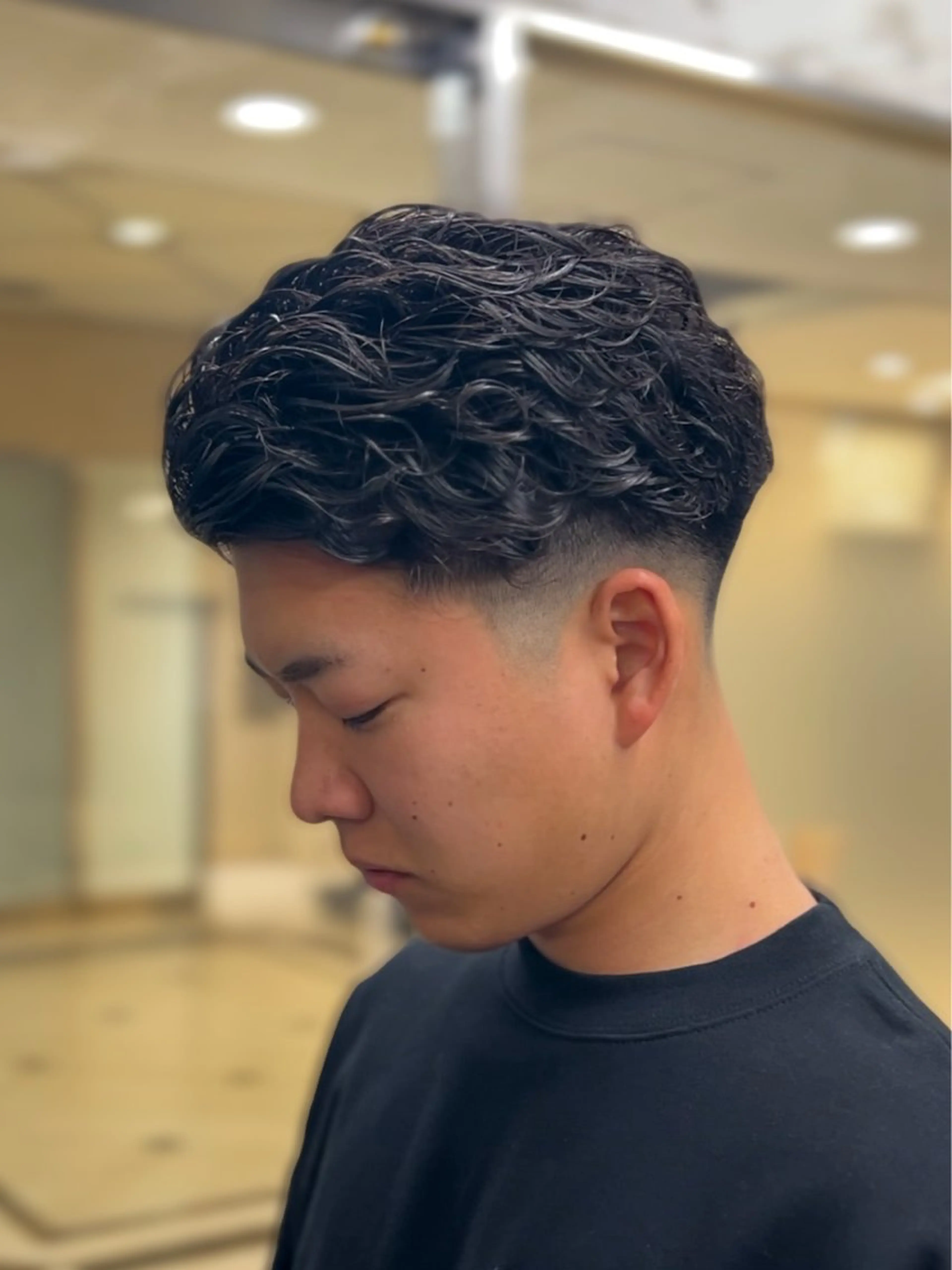 パーマ メンズ メンズパーマ 大人スタイル 太田のヘアスタイル