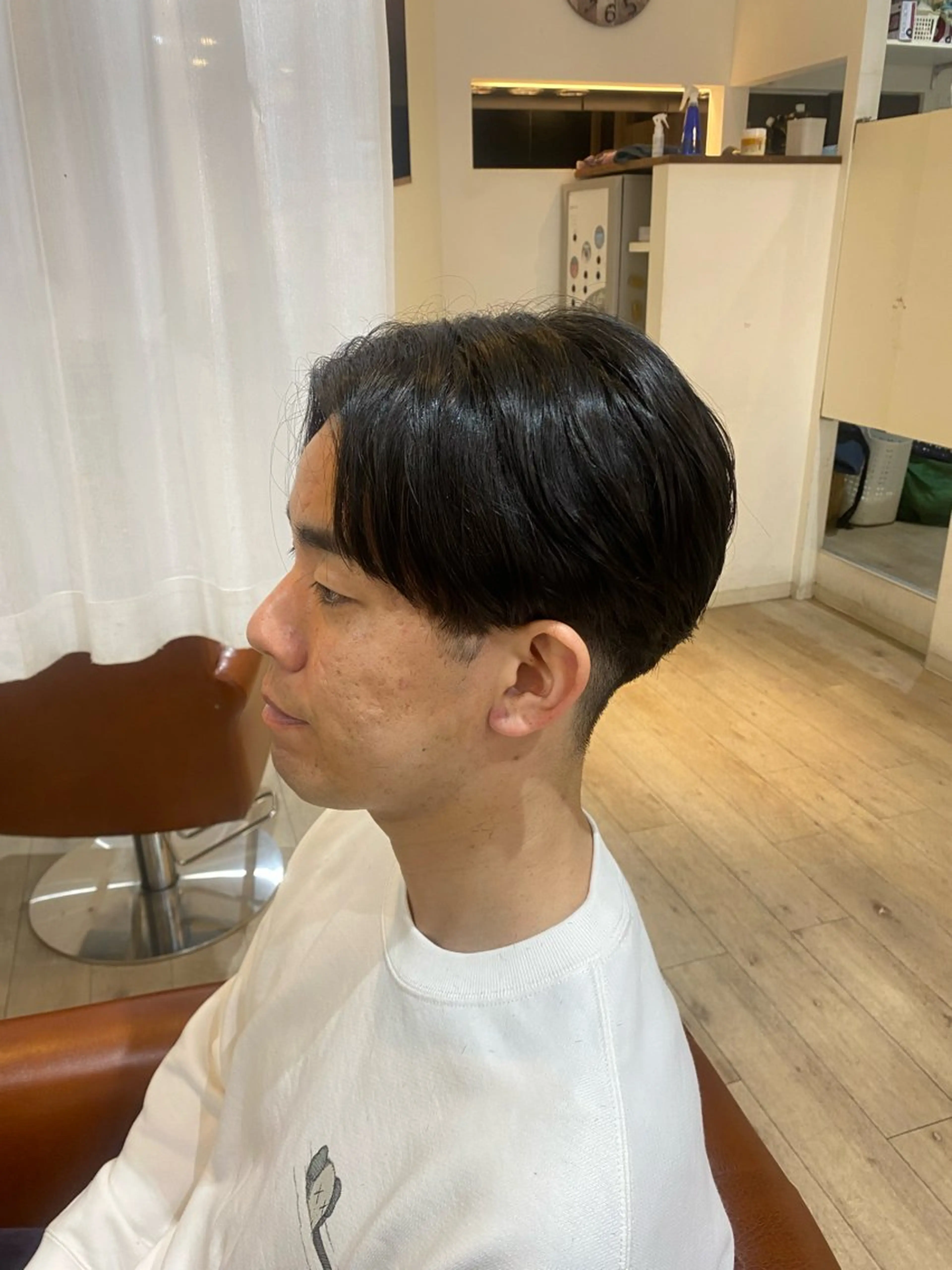 ショート カラー カット 縮毛矯正とレイヤー カット/杉村凜汰郎のヘアスタイル