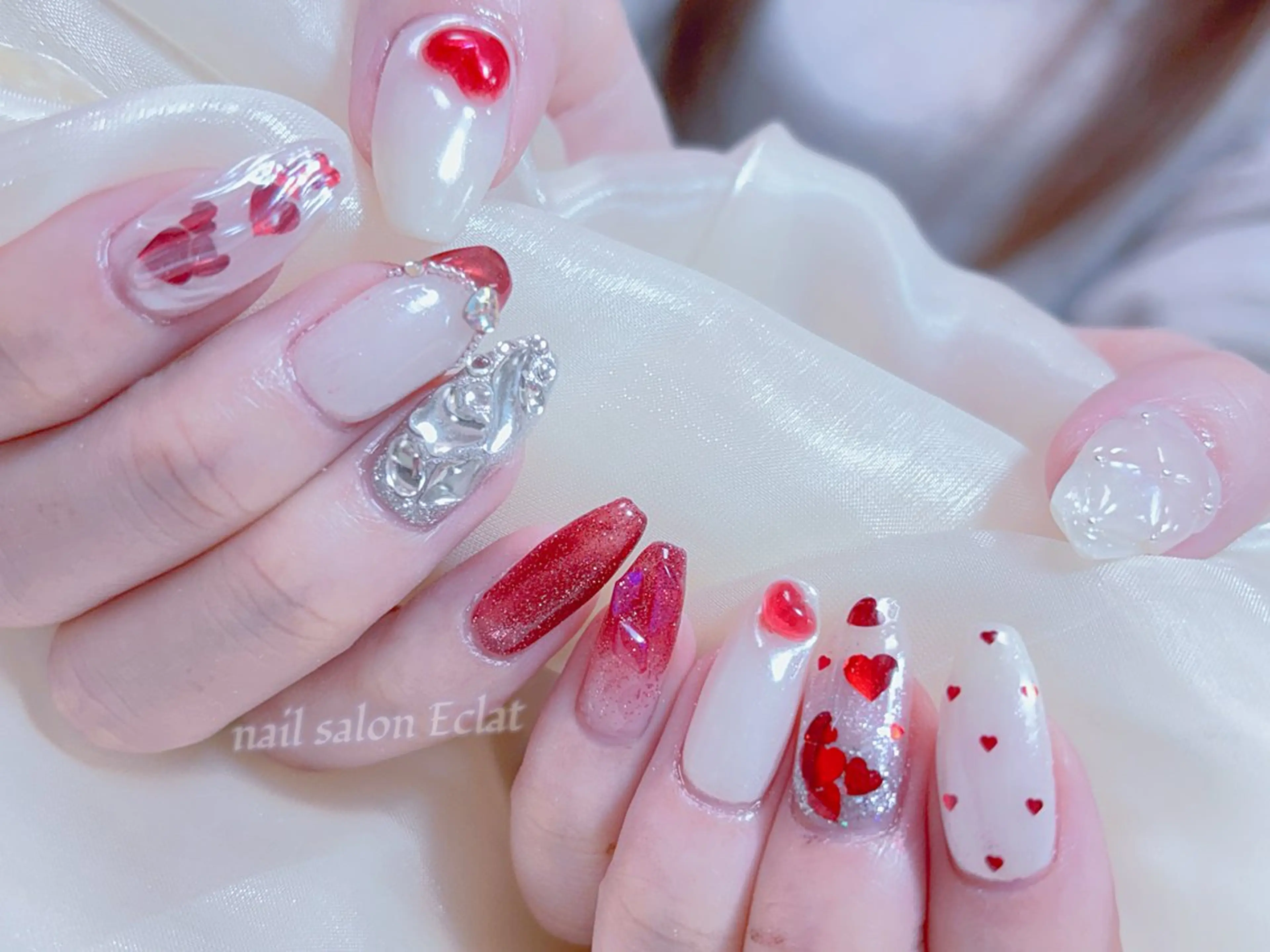 ネイル ネイルサロンエクラ 🫧Shizukaのネイルデザイン