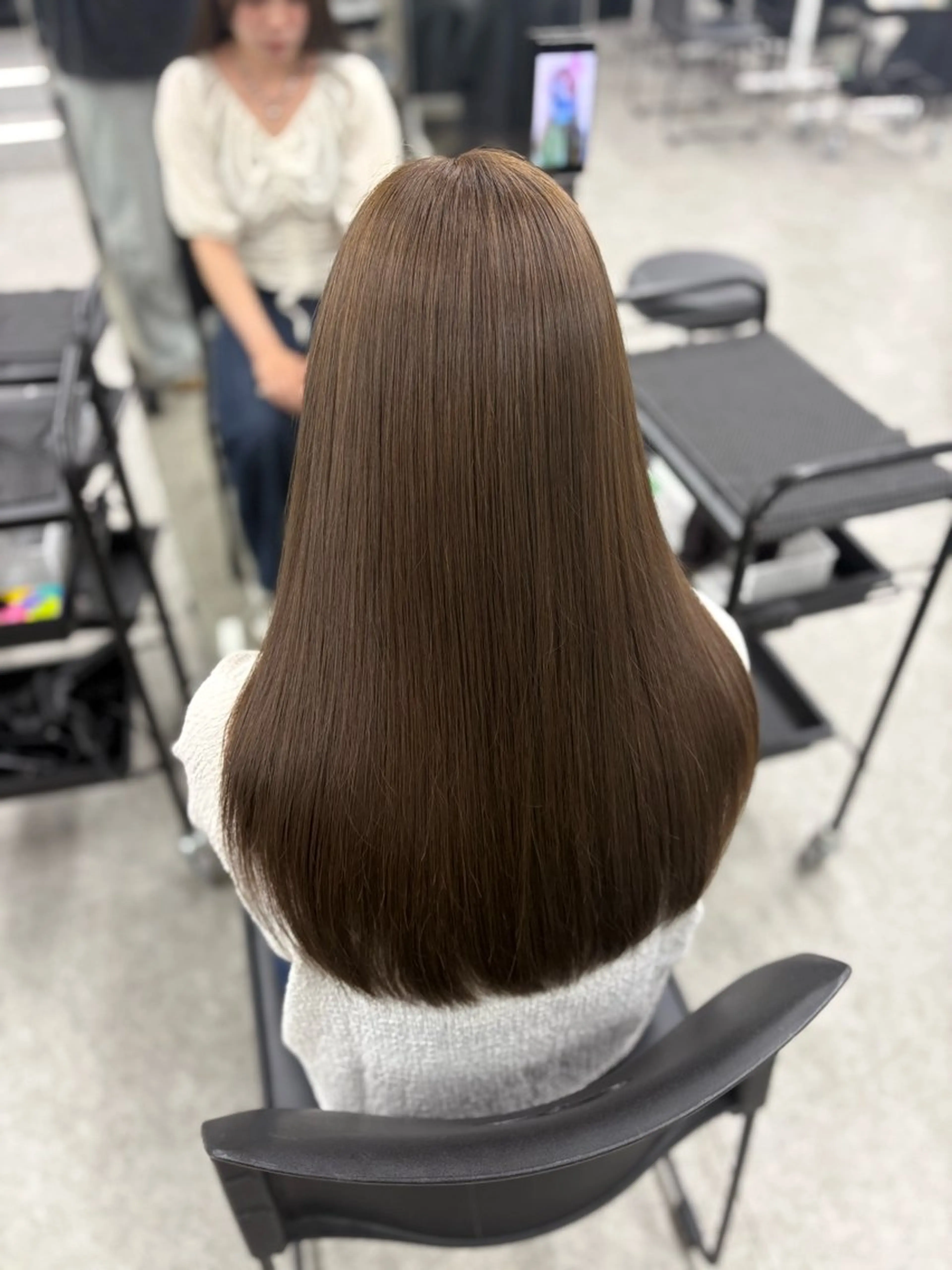 ロング カラー カット ヘアカラー トリートメント 透明感ヘア/ベージュ 🩶shiho🩶のヘアスタイル