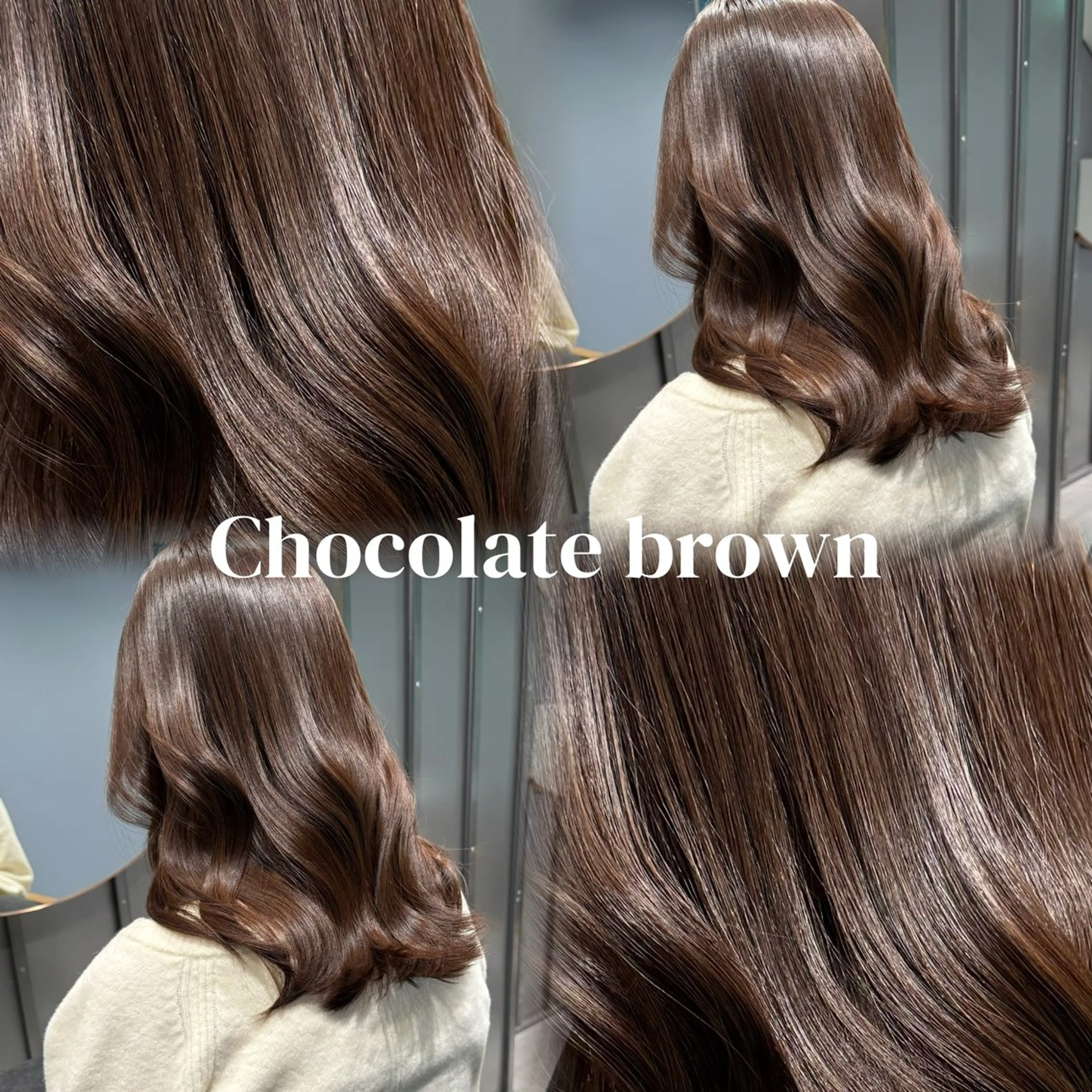 セミロング カラー ブラウンカラー チョコレートブラウン 髪質改善 カット ヘアカラー トリートメント urara/ショート /透明感カラーのヘアスタイル