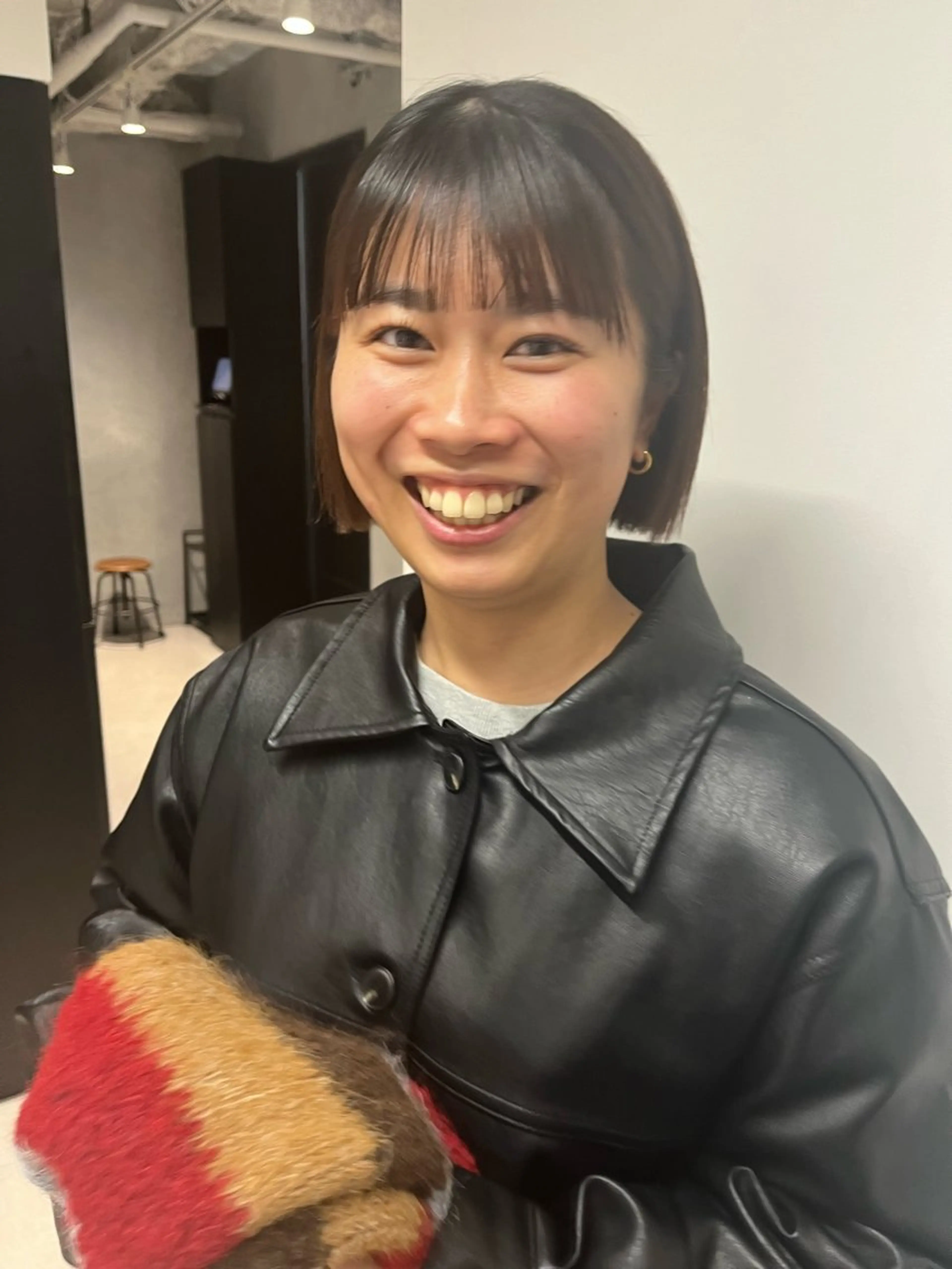 ショート ボブ 似合わせカット ワイドバング カット SALOWIN二子玉川店所属・ユウ 二子玉川駅 半個室サロンのヘアスタイル