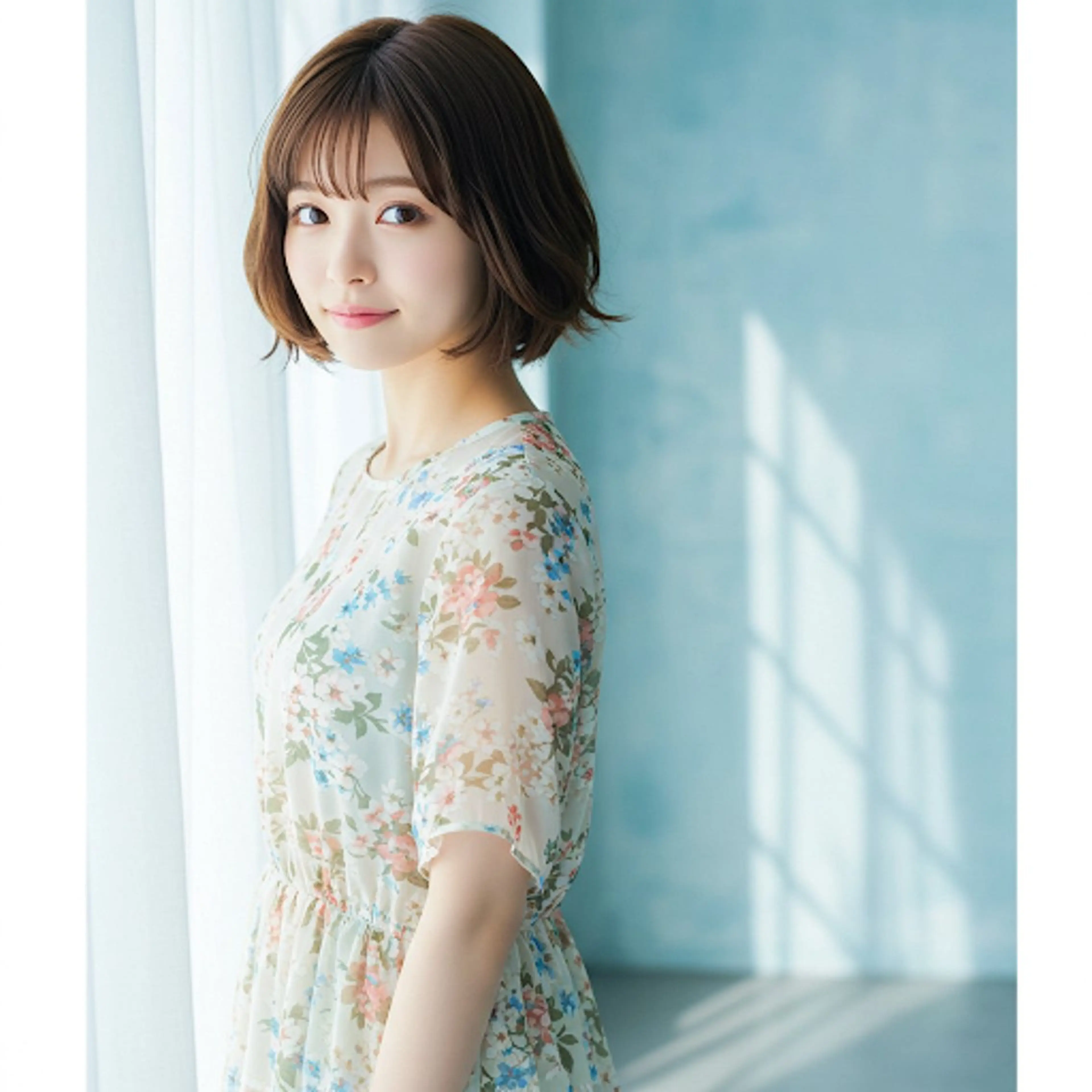 ミディアム カット ヘアカラー トリートメント ヘッドスパ ✂︎ ｼﾝﾀｸ ✂︎のヘアスタイル