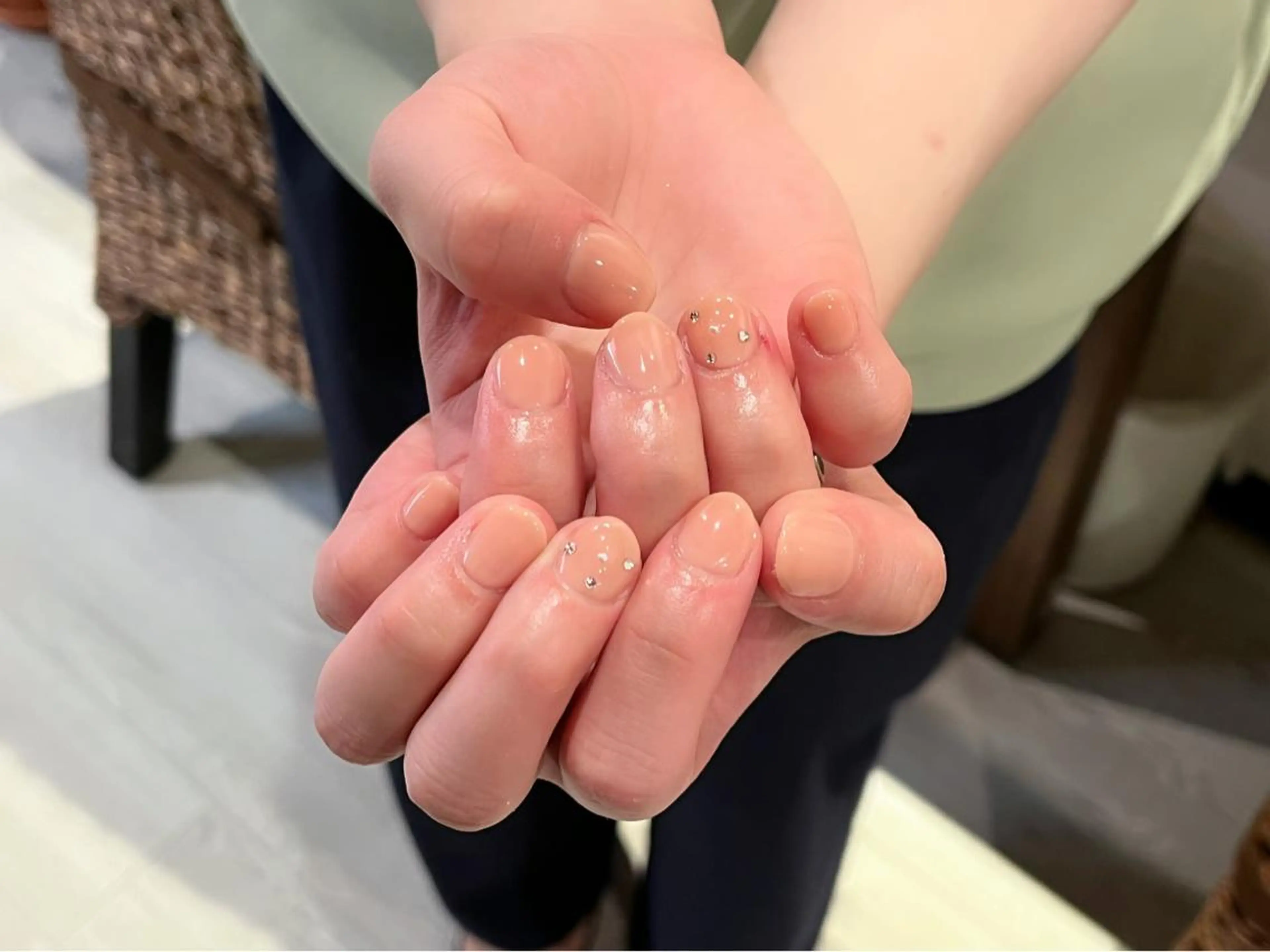 ネイル オフィスネイル ハンドネイル Protea ❁⃘*.ﾟ清家 美穂のネイルデザイン