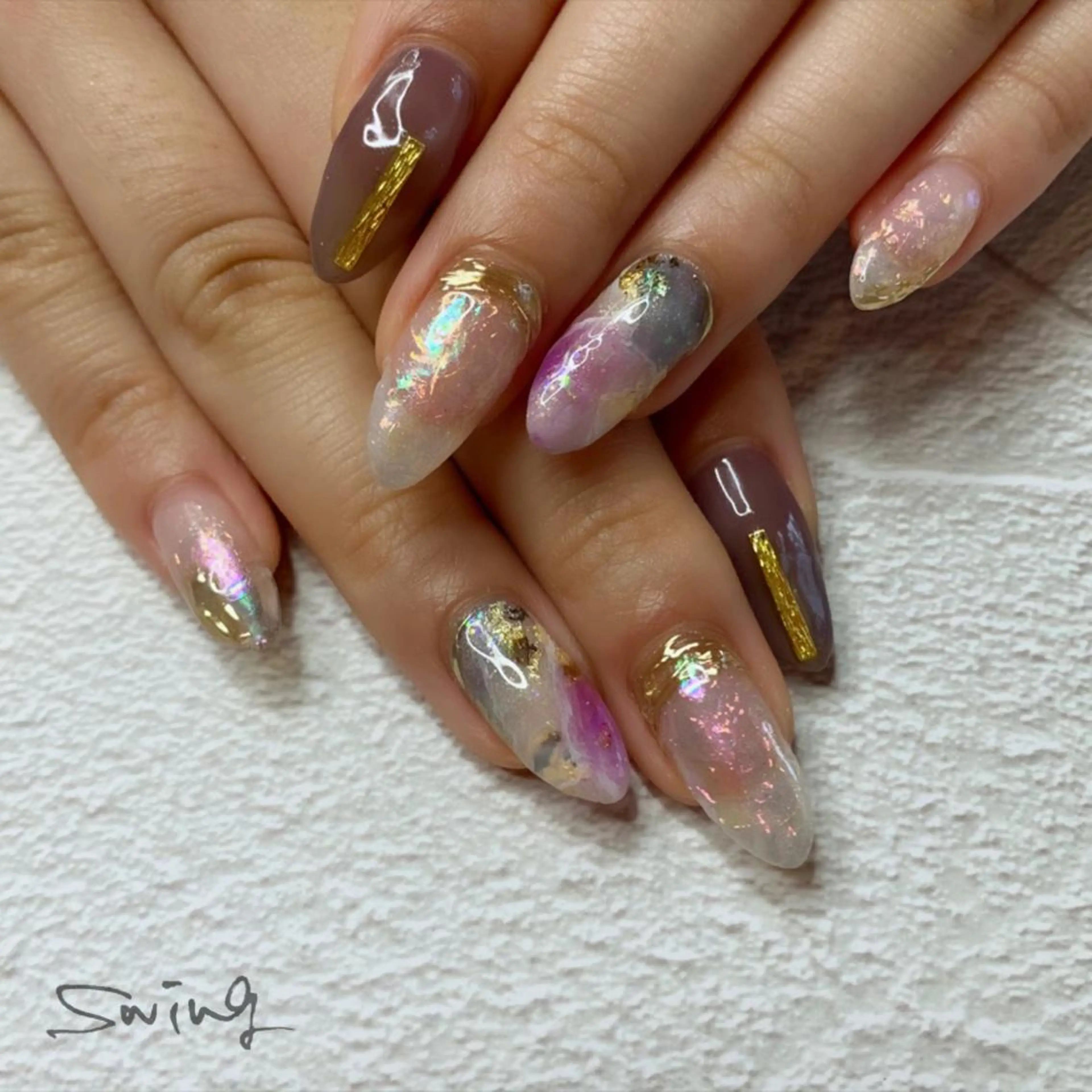 ネイル ニュアンスネイル SWING Nail Salon所属・Yoshida Takakoのネイルデザイン