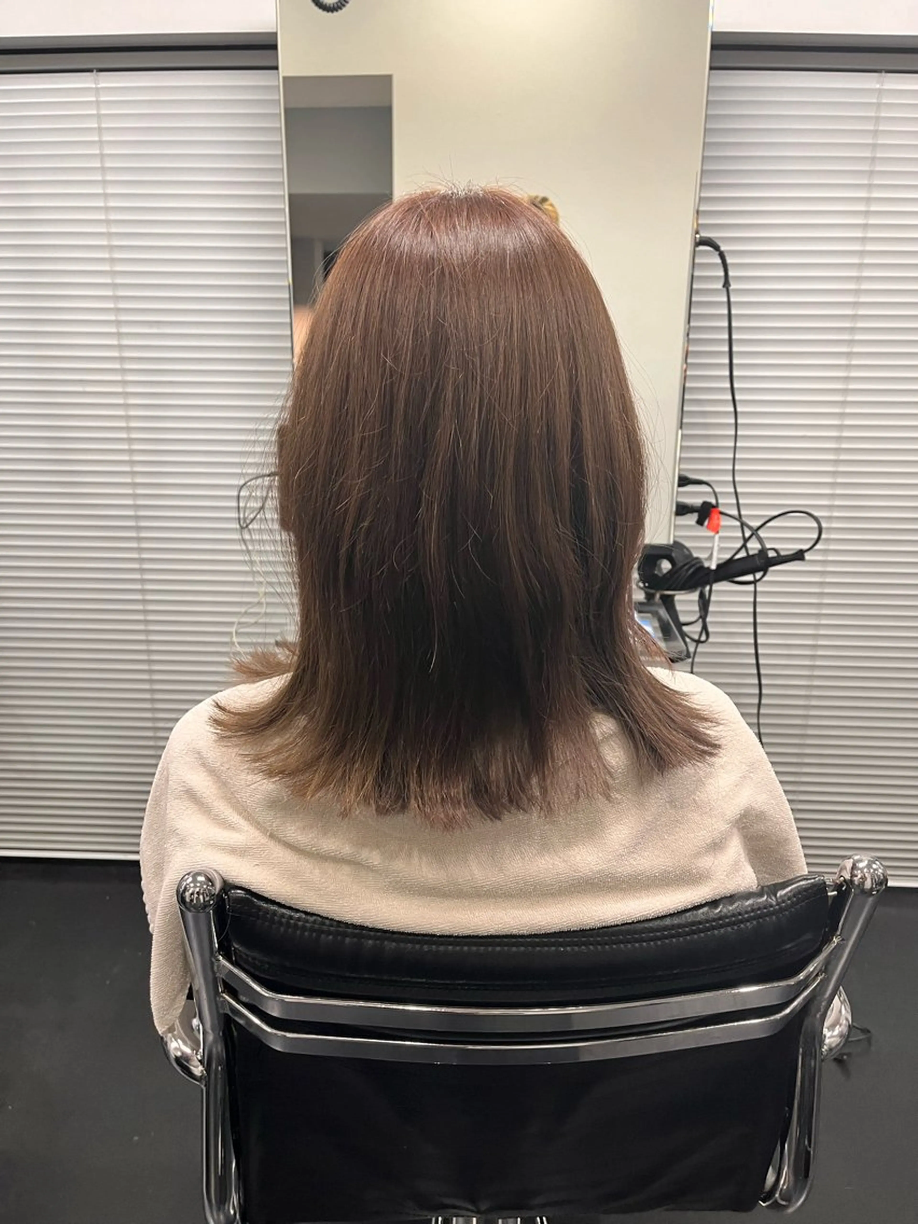 ミディアム ピンクブラウン SalonEF 芽生/MEIのマツエク・マツパデザイン