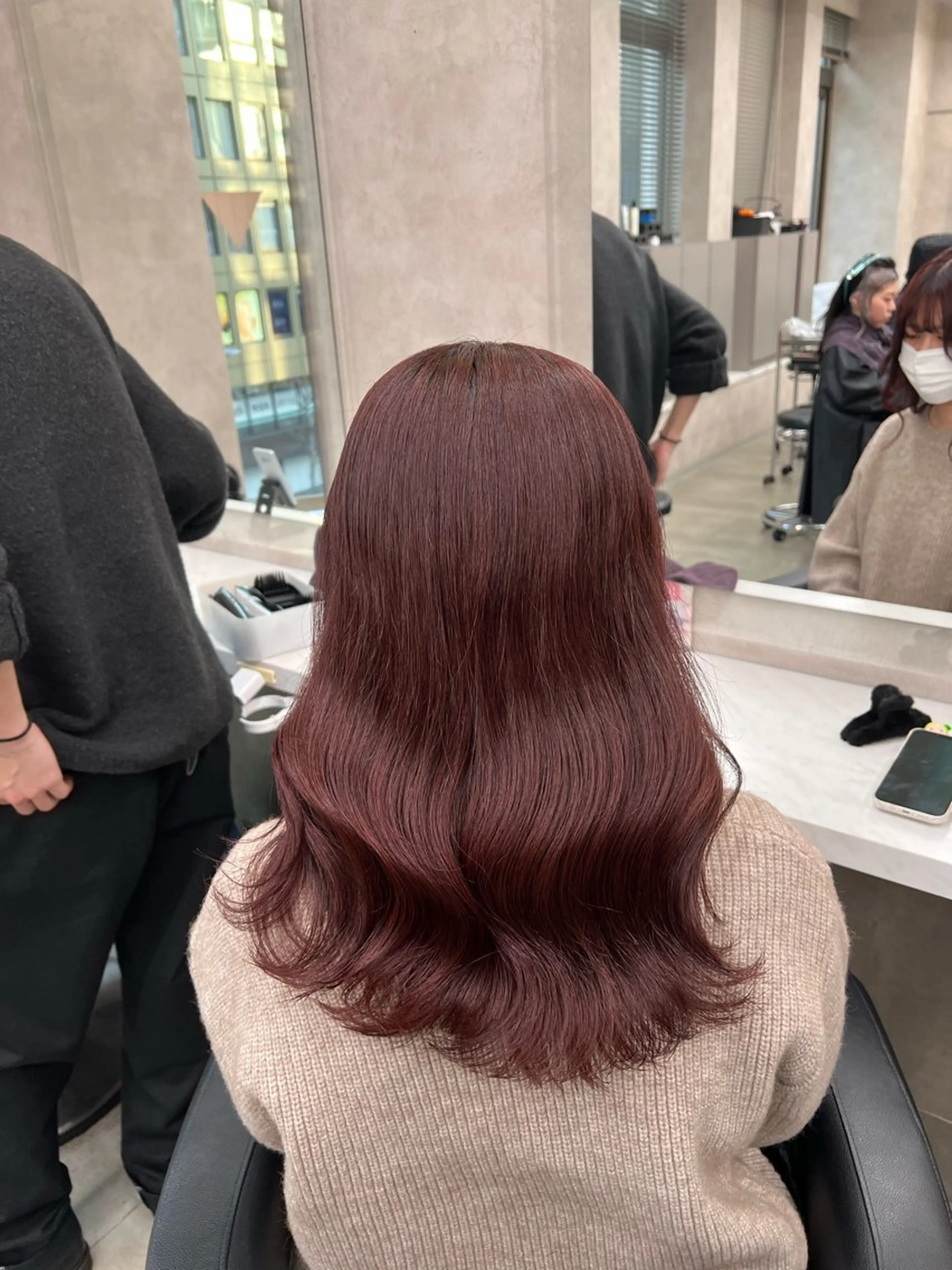 ミディアム カラー 💖札幌カラー 指名No.1💖玲奈のヘアスタイル