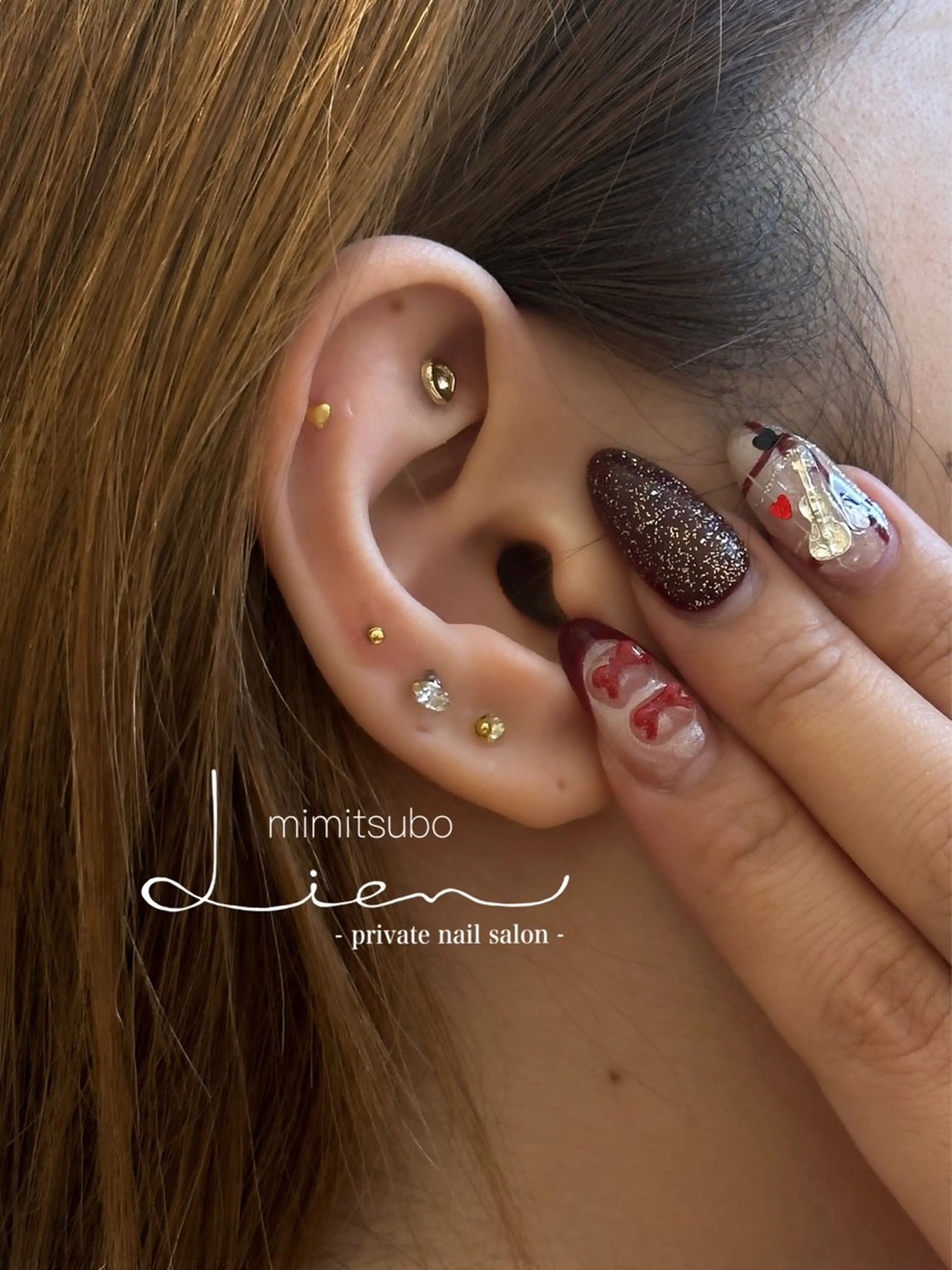 ハンドネイル フットネイル Lien 【リアン】北堀江のネイルデザイン