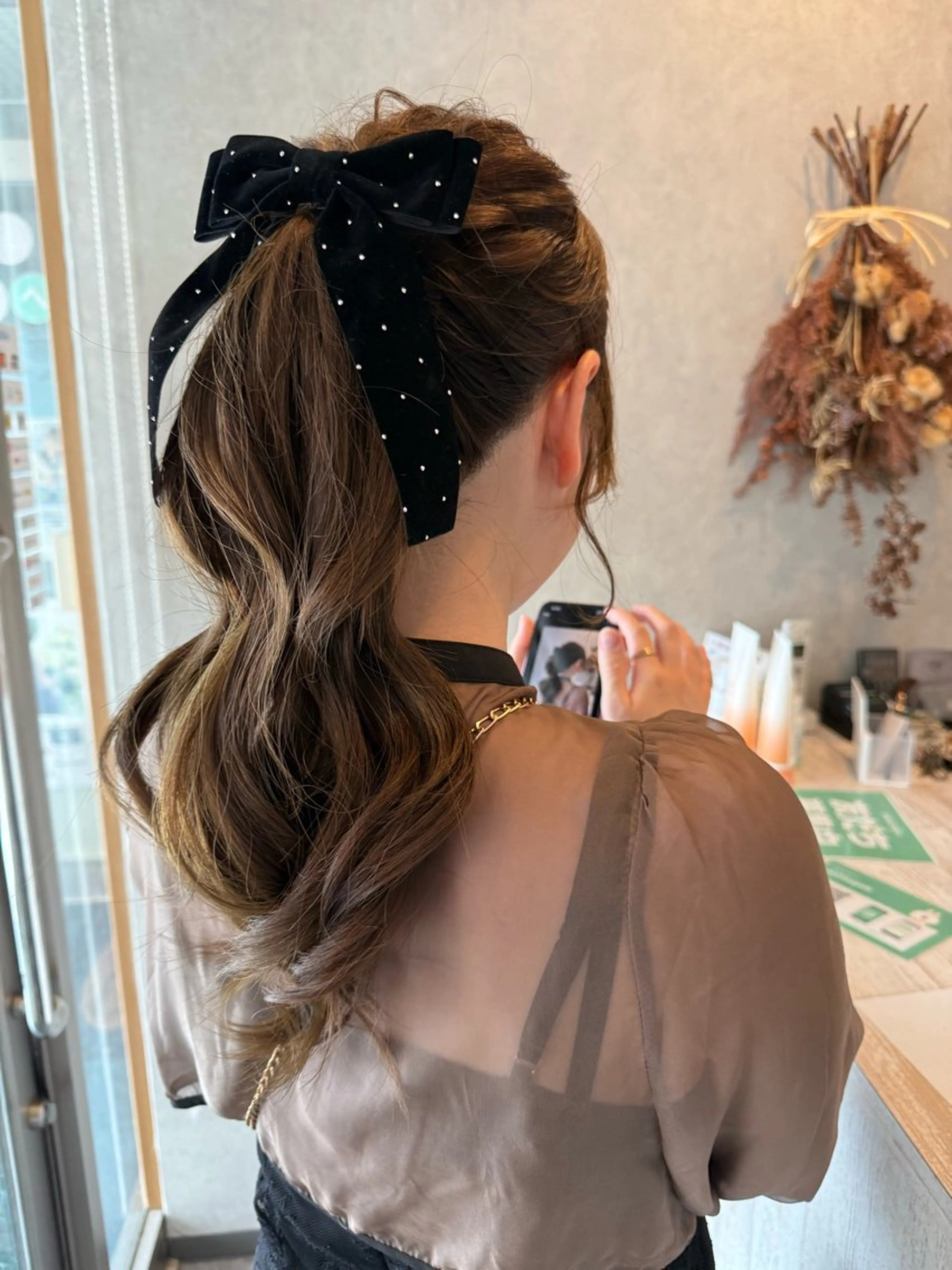 ヘアアレンジ ヘアセット Bish Yanaのヘアスタイル