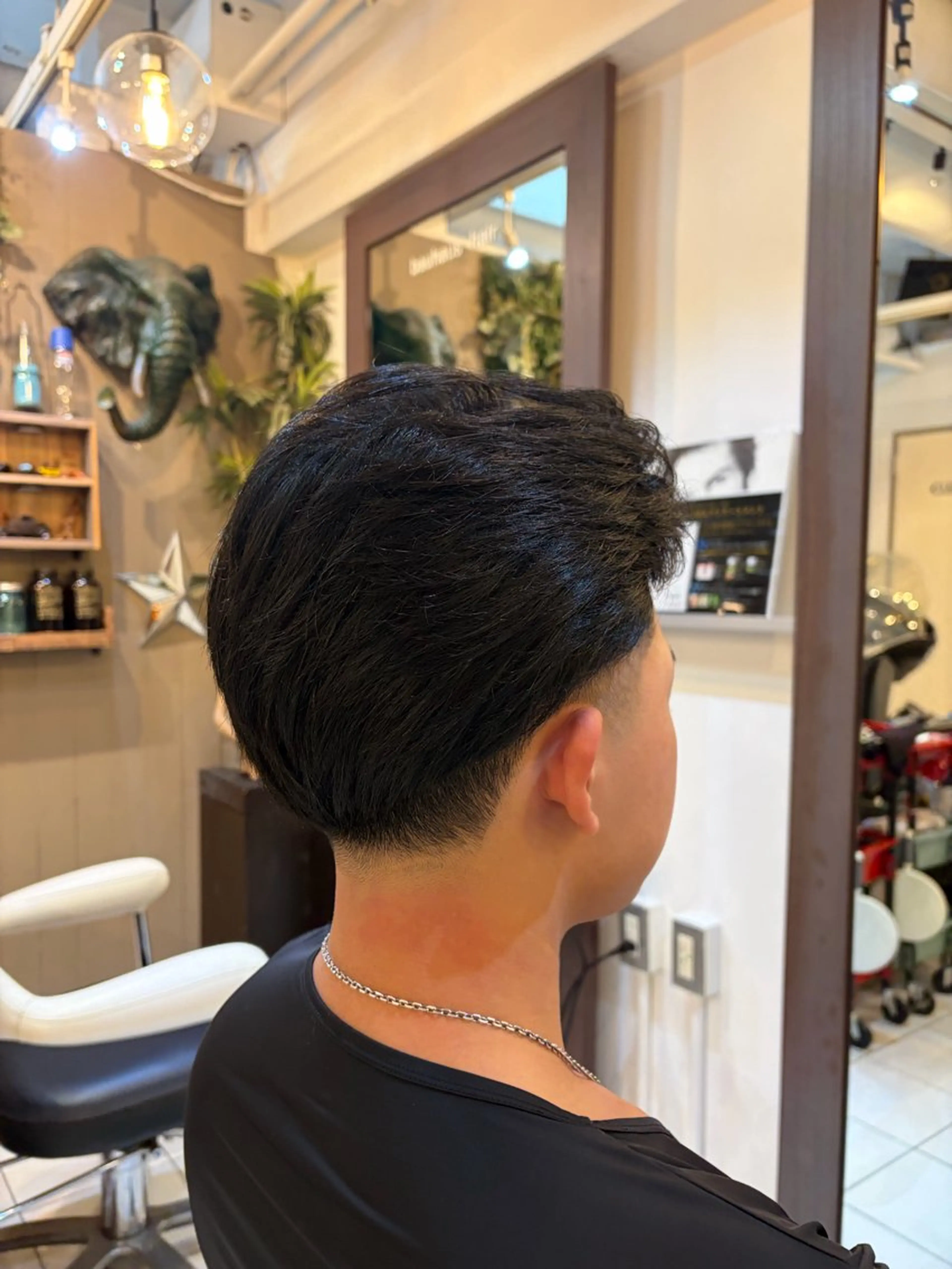 メンズ バウハウスヘア ひなのヘアスタイル