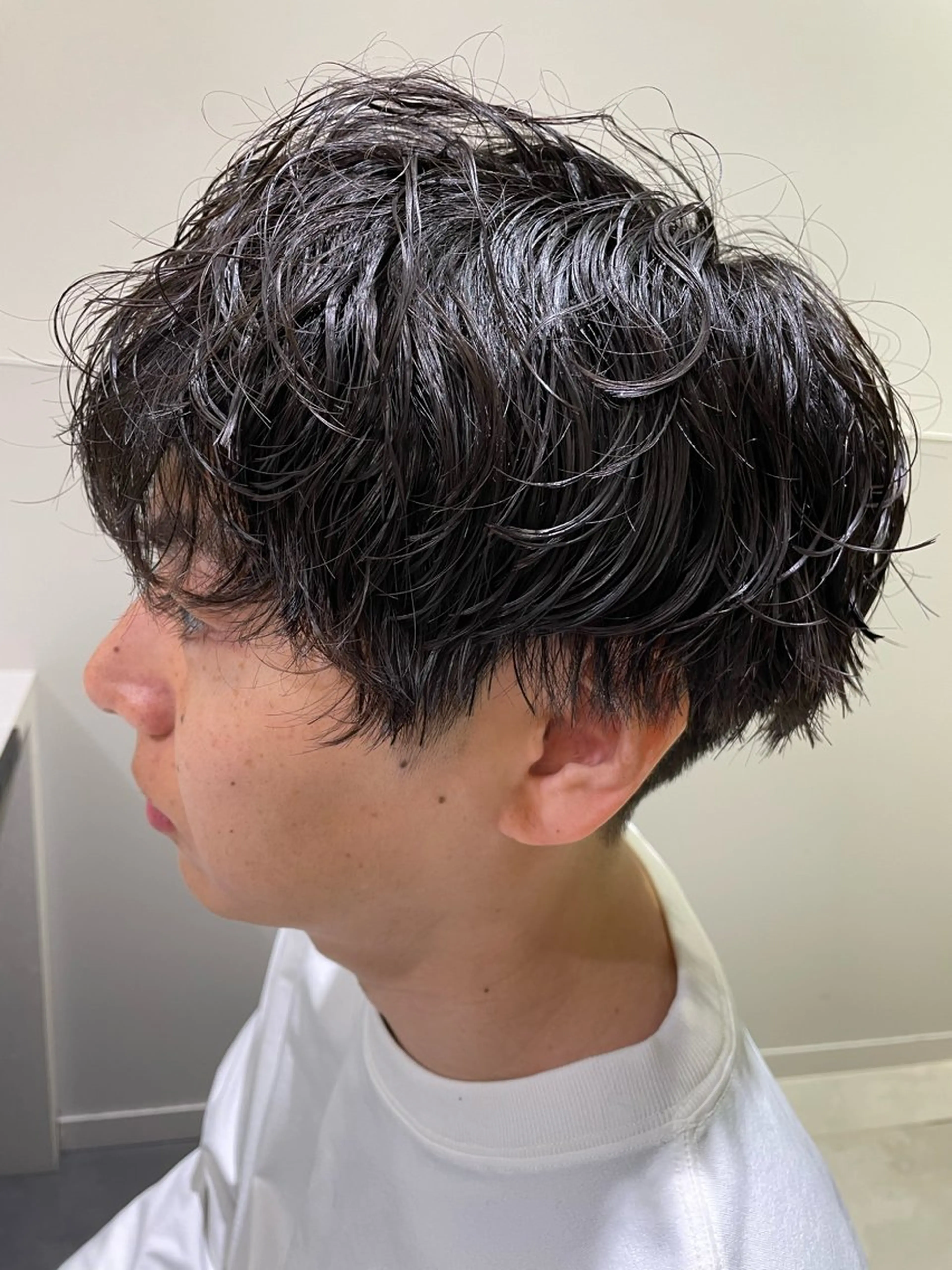 パーマ メンズ カット パーマ 大阪 美容師 林のヘアスタイル