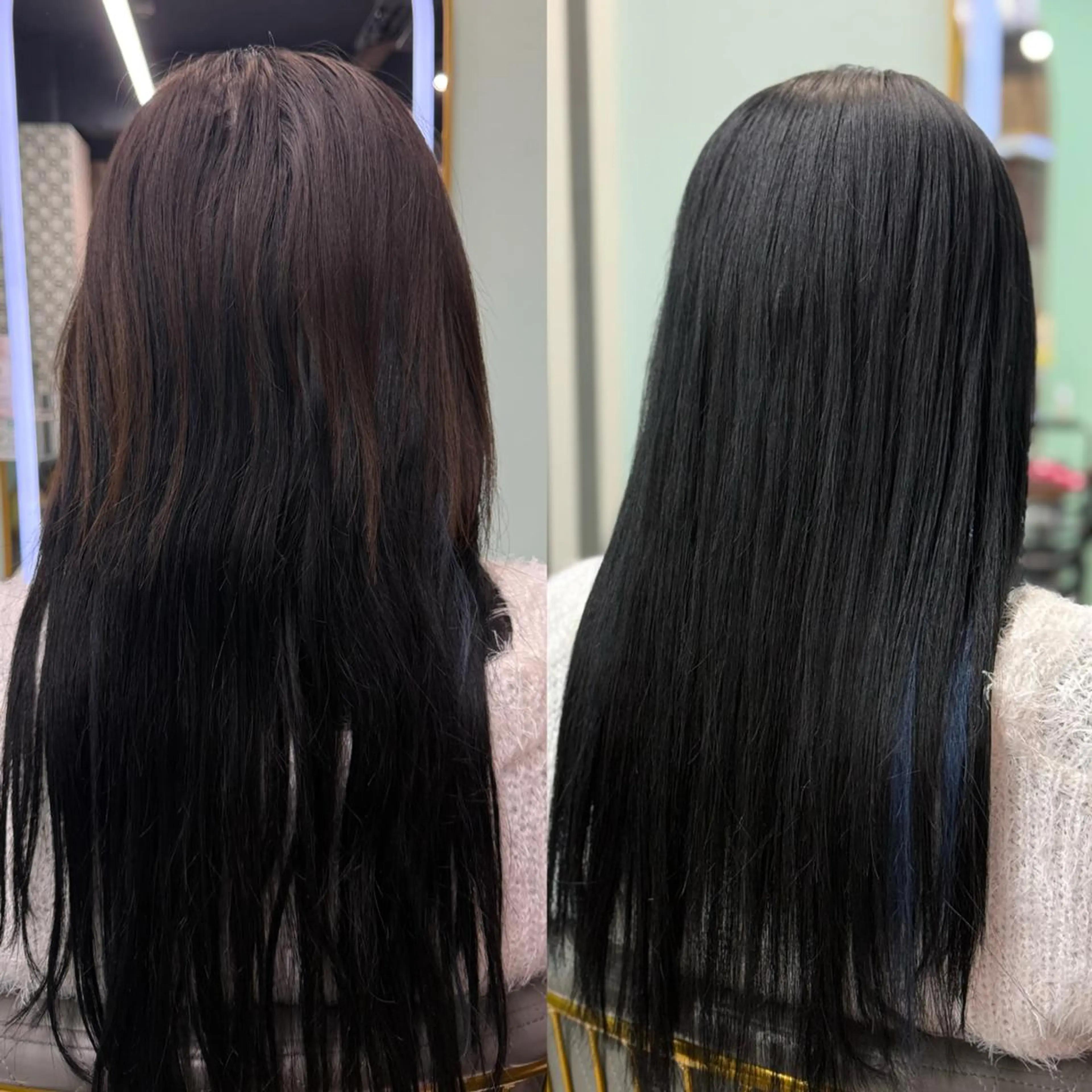 ロング カラー Reflet 新宿/プルエクステのヘアスタイル