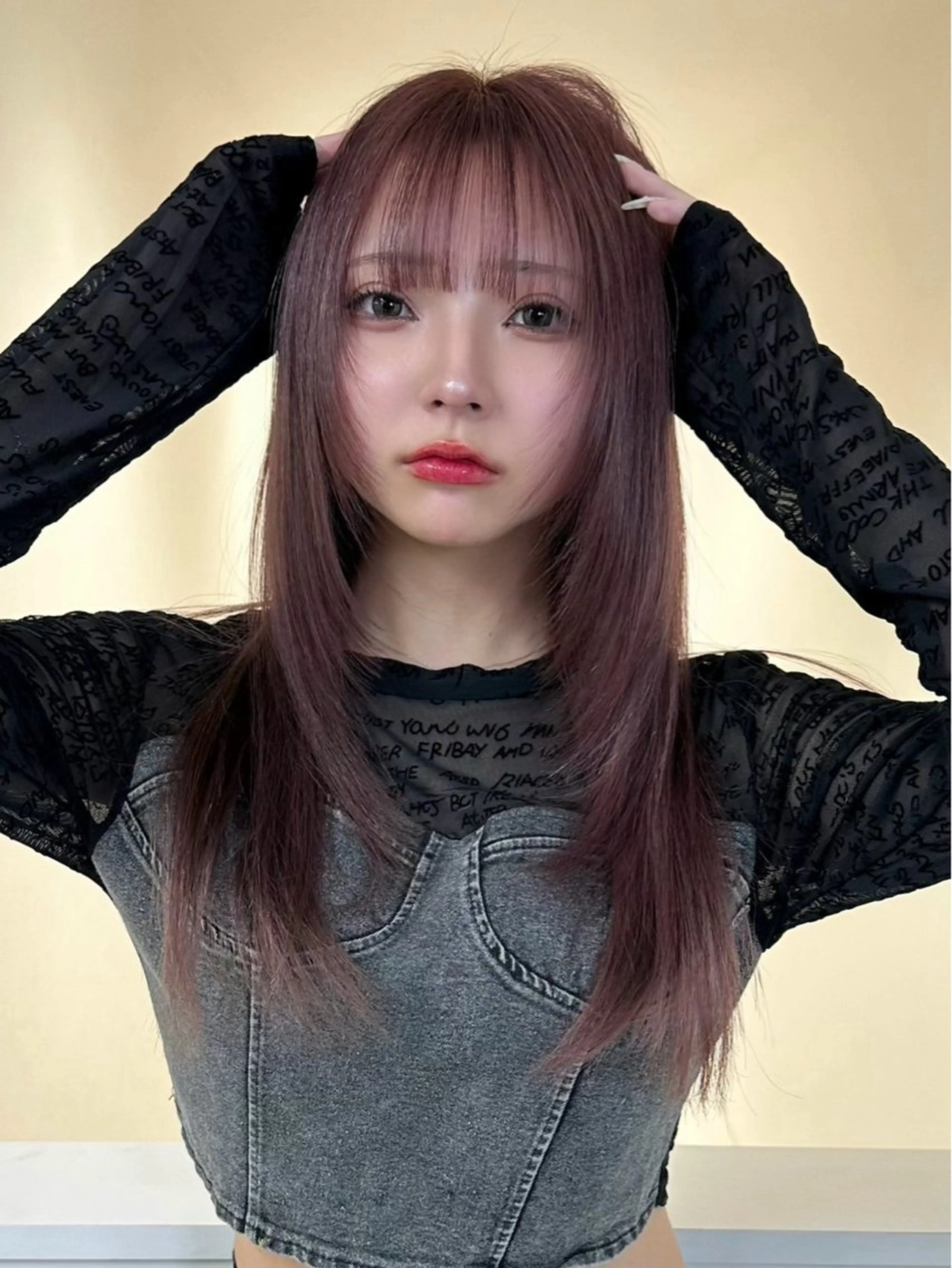 ロング りん 渋谷のヘアスタイル