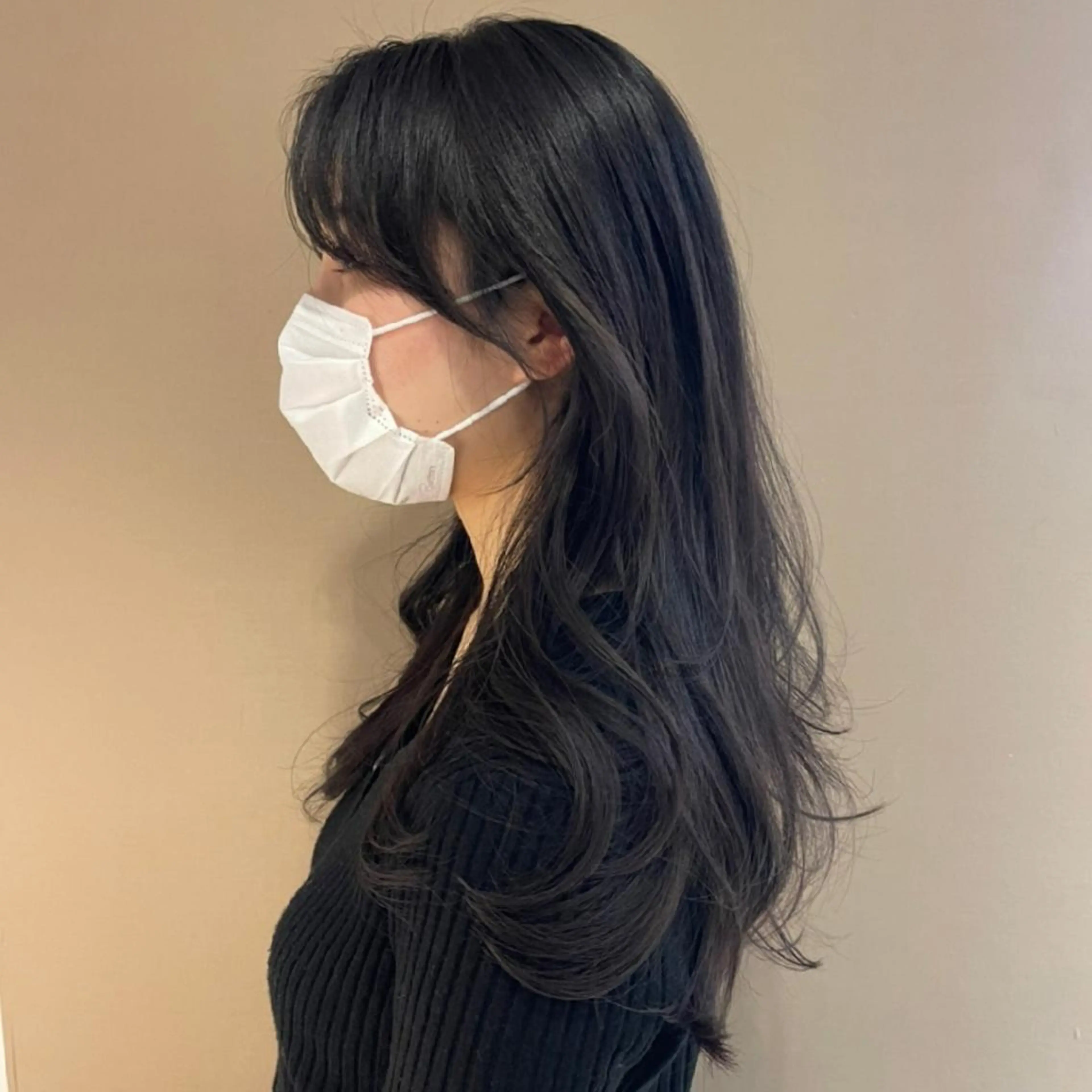 ロング レイヤーカット 韓国レイヤー　 suzuのヘアスタイル