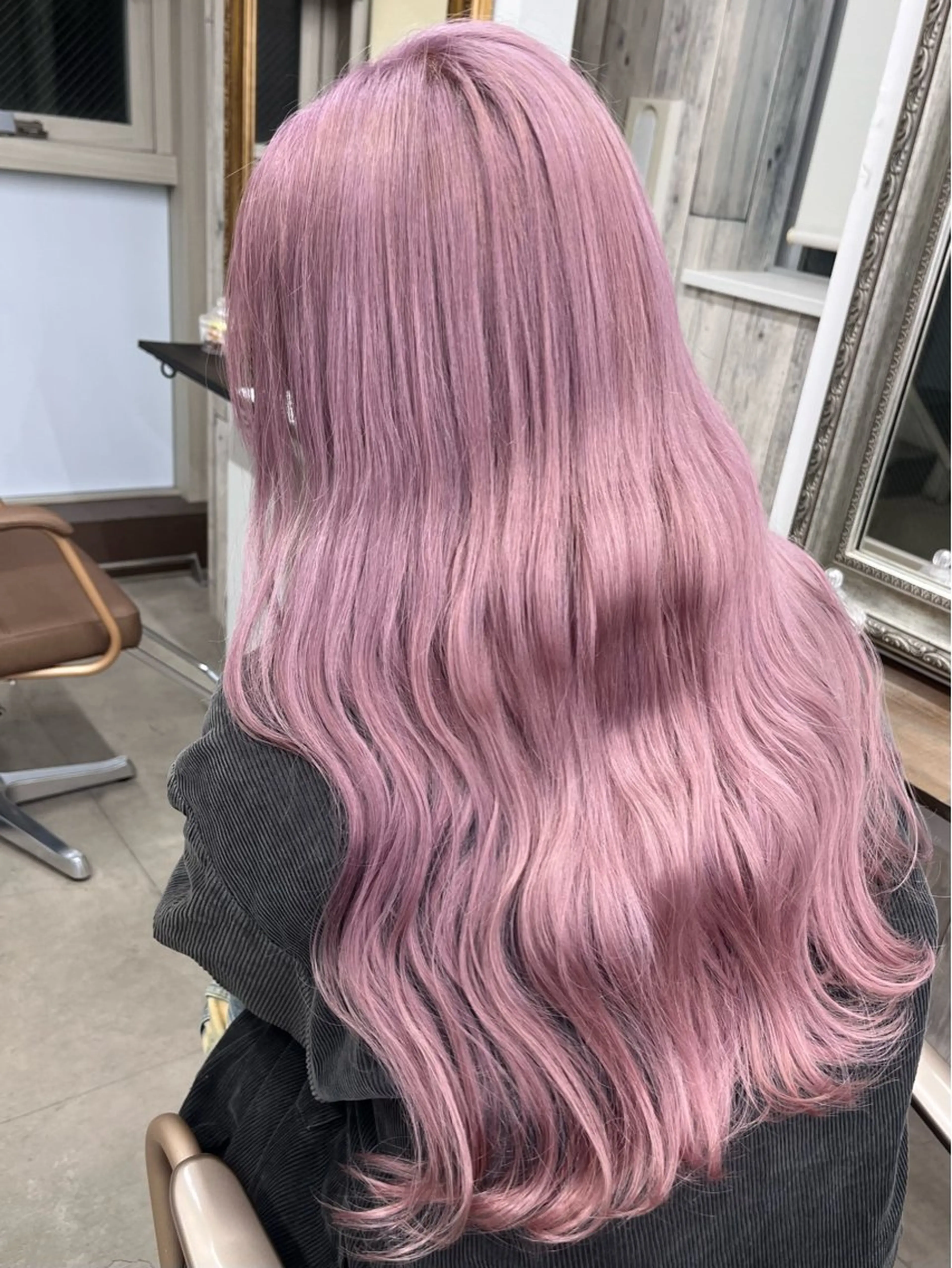 ロング ヘアカラー 中道 晶のヘアスタイル
