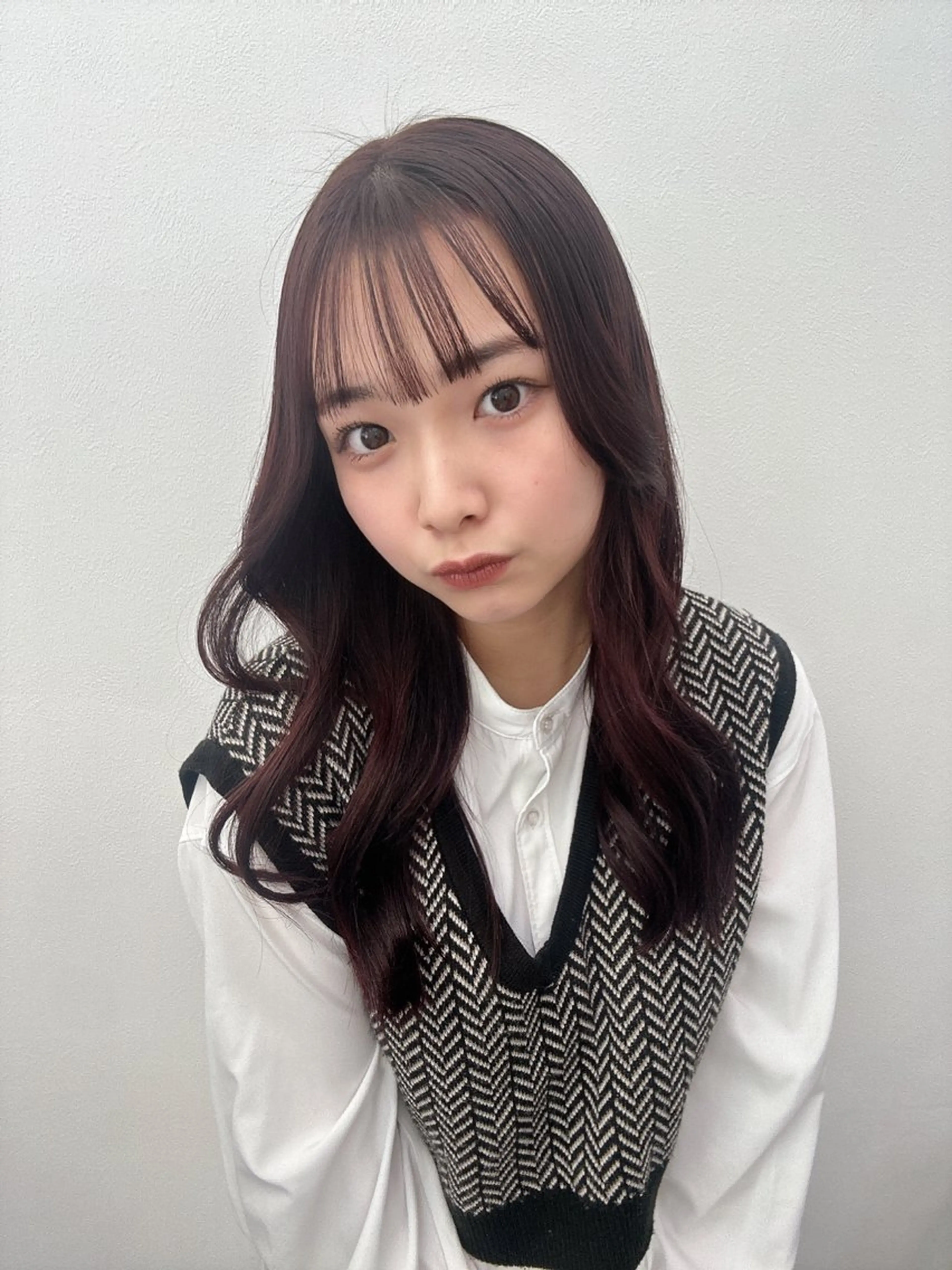 セミロング カラー ヘアアレンジ 愛されカラー🩷 はるなのヘアスタイル