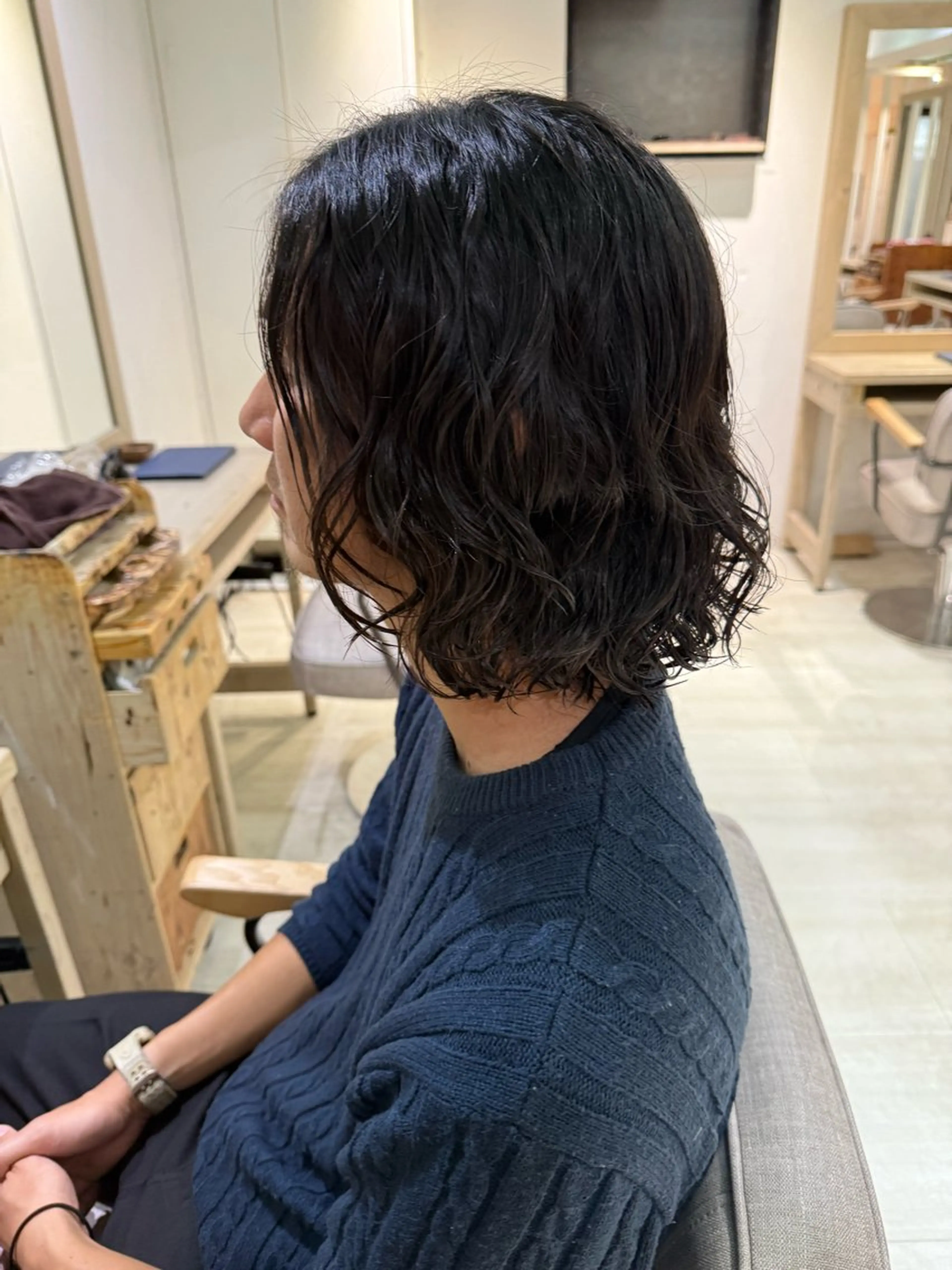 ミディアム ミディアムパーマ YUINA モデル様募集🍀のヘアスタイル