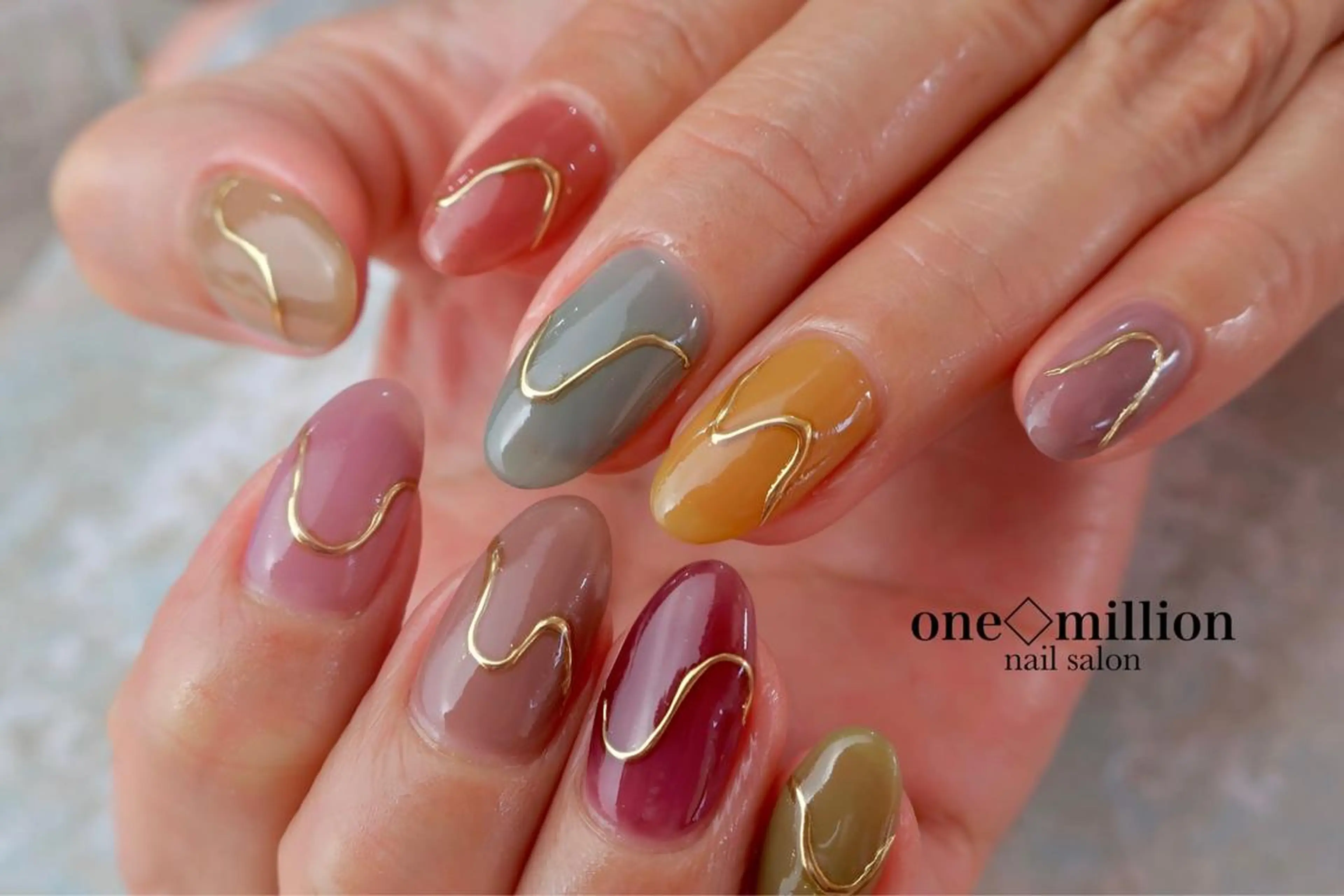 ネイル nail salon ワンミリオンのネイルデザイン