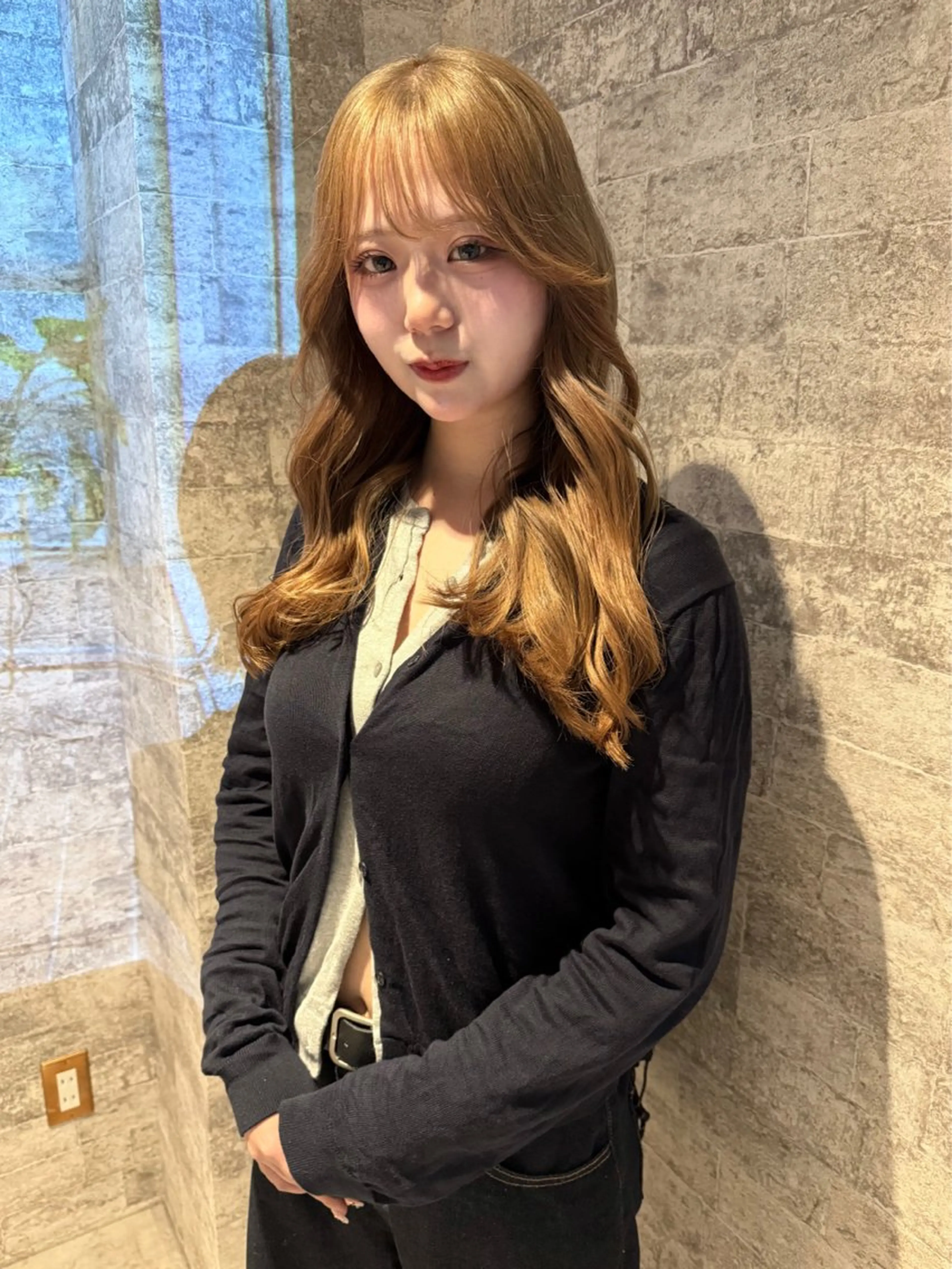 セミロング カラー カット ヘアカラー トリートメント mai / linoah˚✧のヘアスタイル