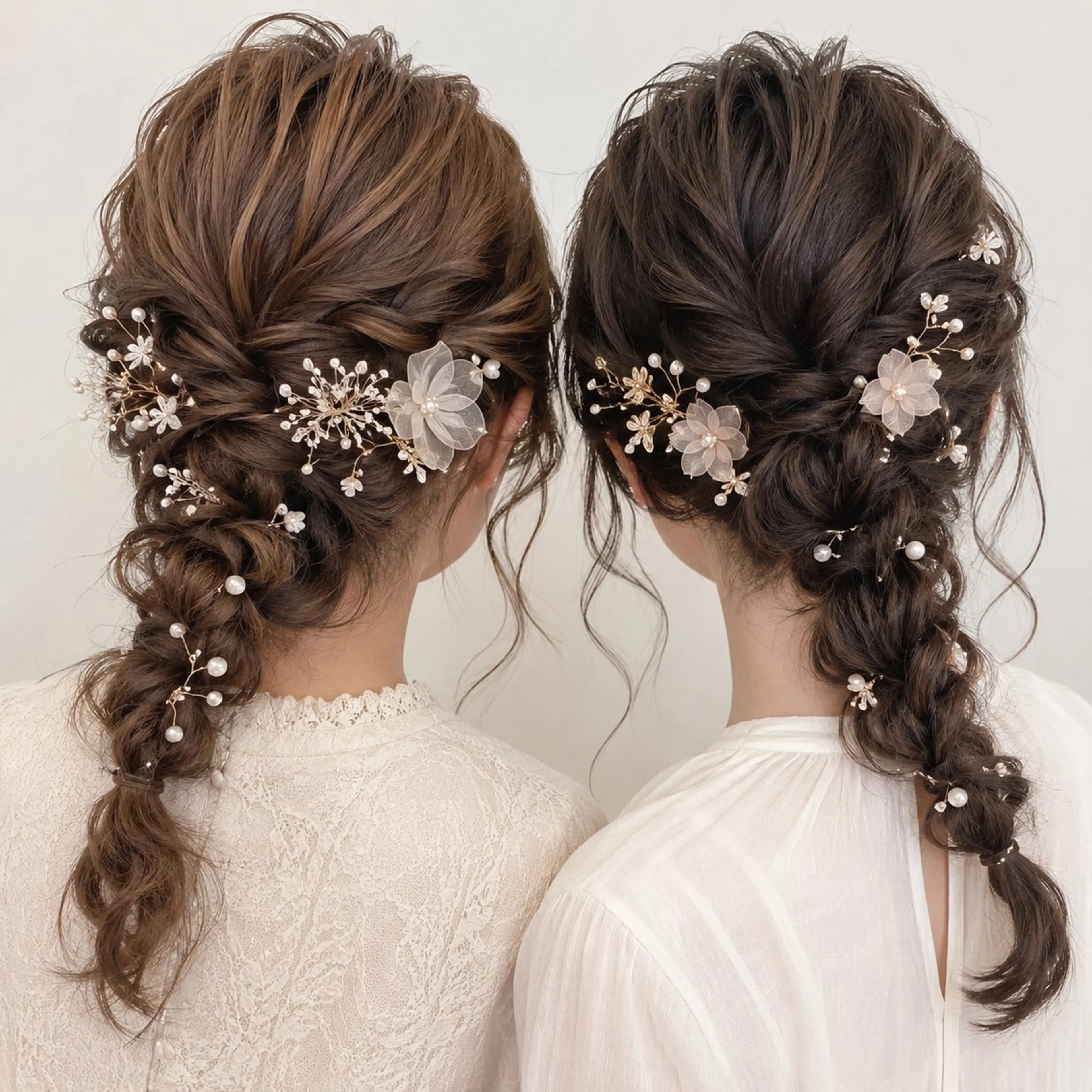 仲良しヘアセット2名分👩‍🦳🎀👱‍♀️［超お得❕］の写真