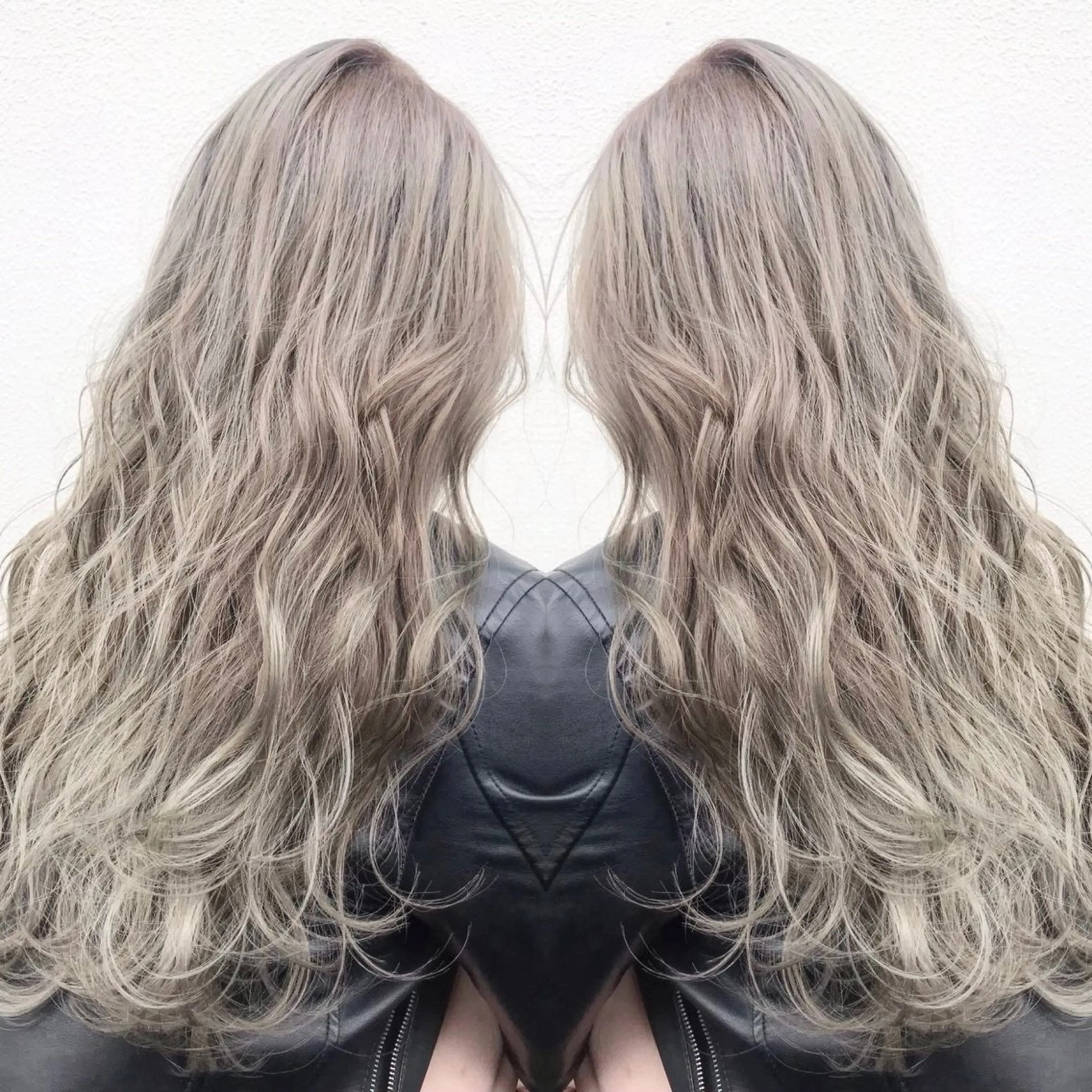 ロング ならざきつぐみ /天王寺/ハイトーンのヘアスタイル