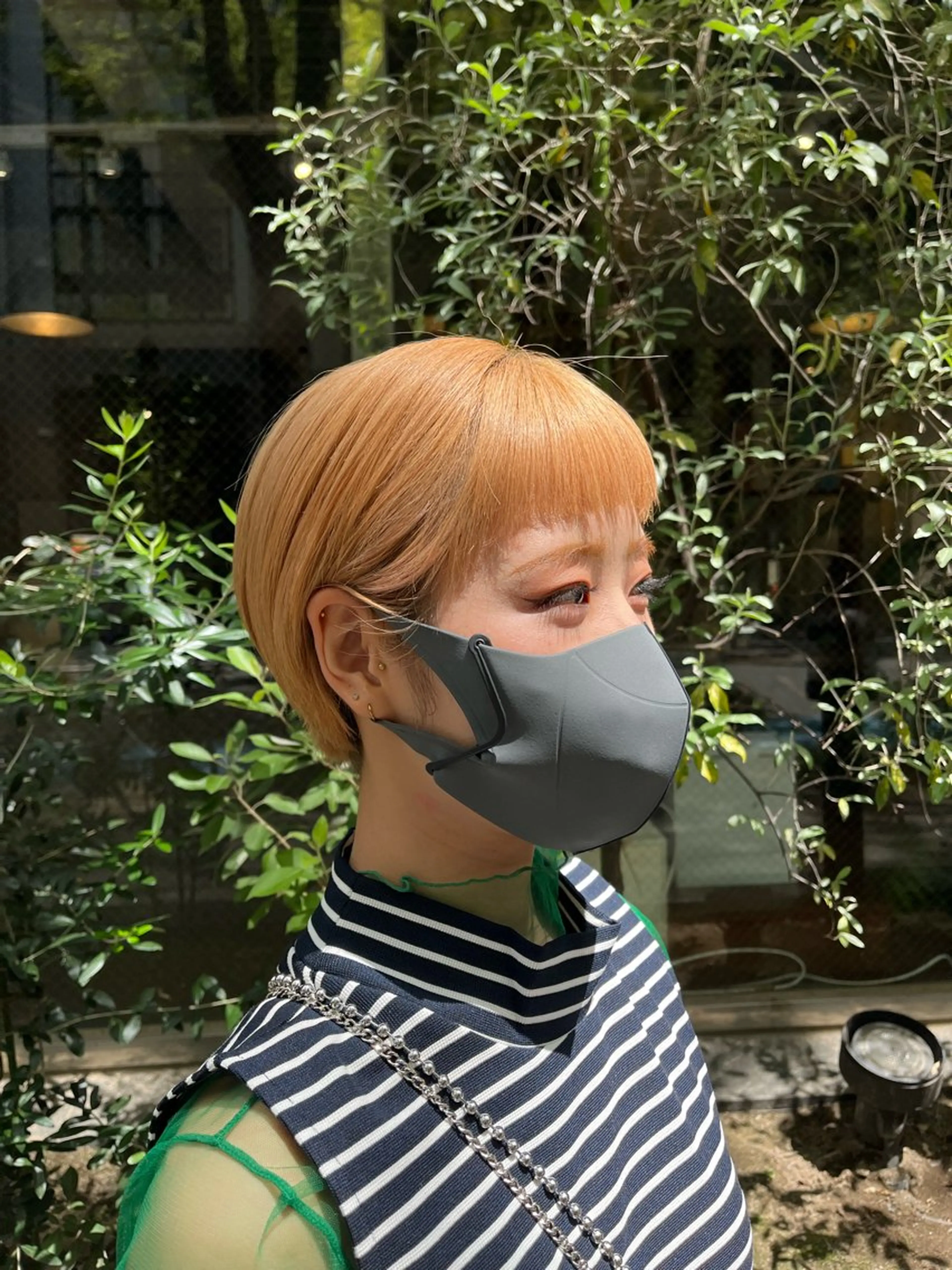 ショート ショートヘア えんぐちとも／透明感 カラー／博多ボブのヘアスタイル