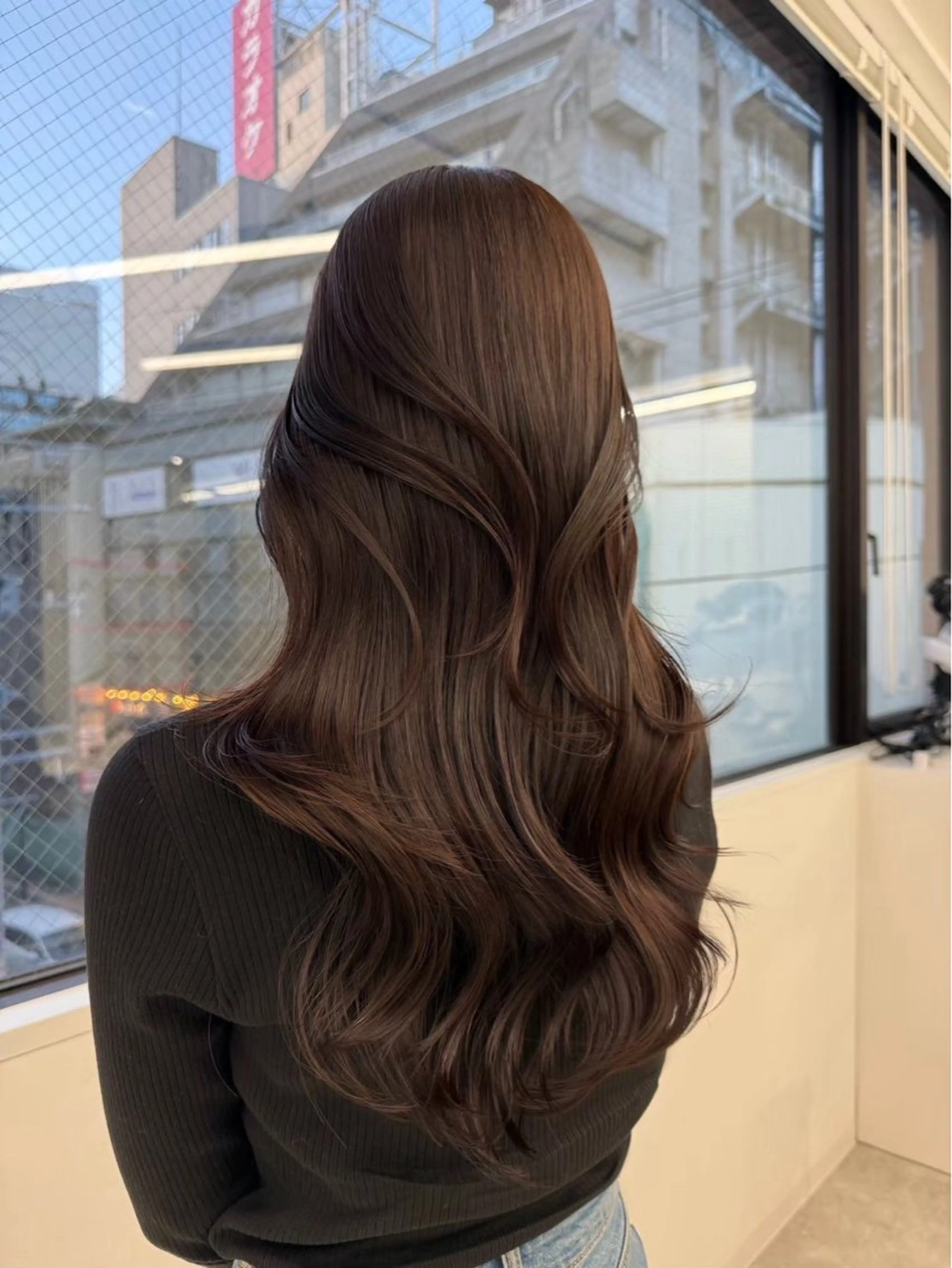 ロング カラー ヘアカラー トリートメント 韓国風カラー🇰🇷 /kotona️🫧のヘアスタイル