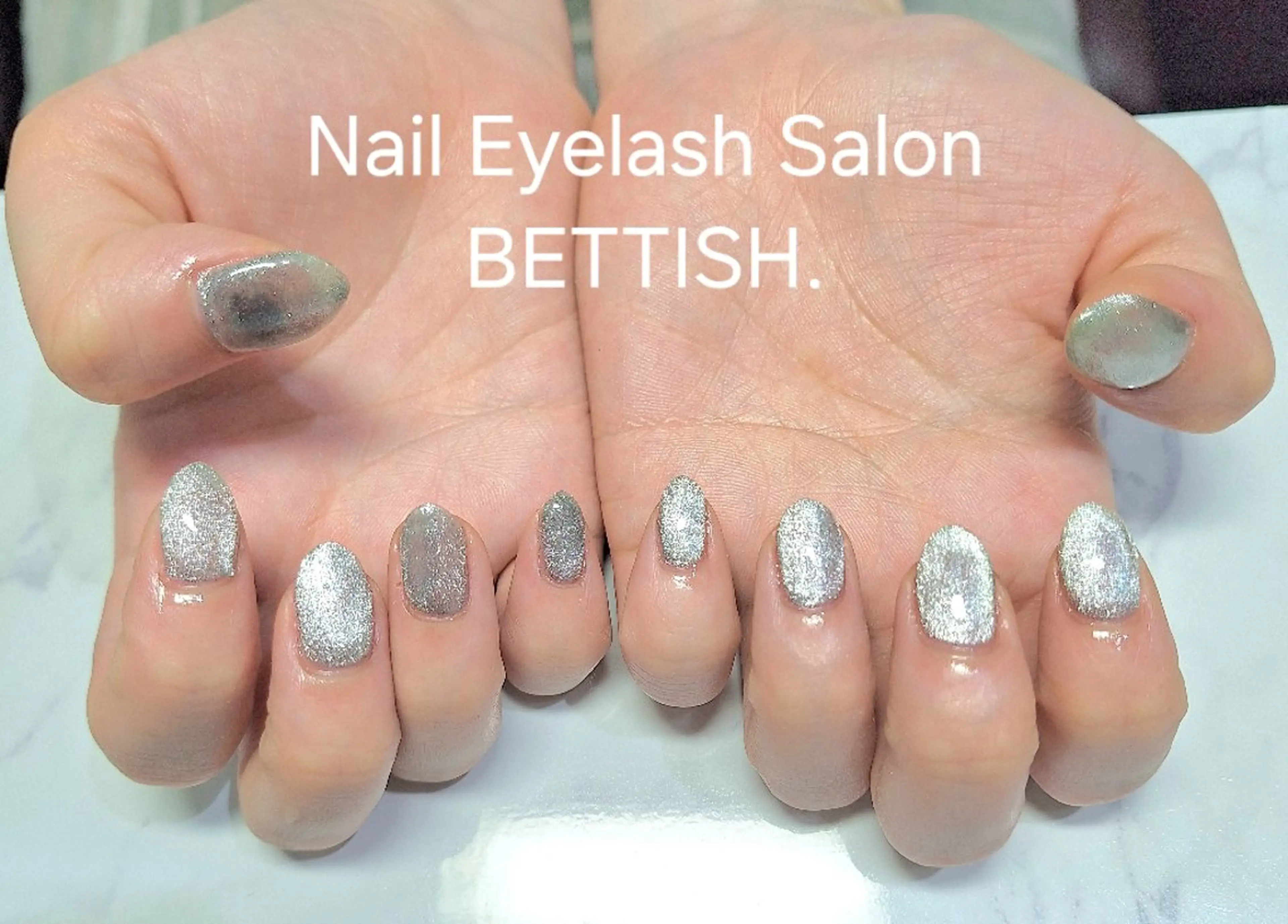 ネイル 氷ネイル・うるうるネイル マグネットネイル BETTISH AIRIのネイルデザイン