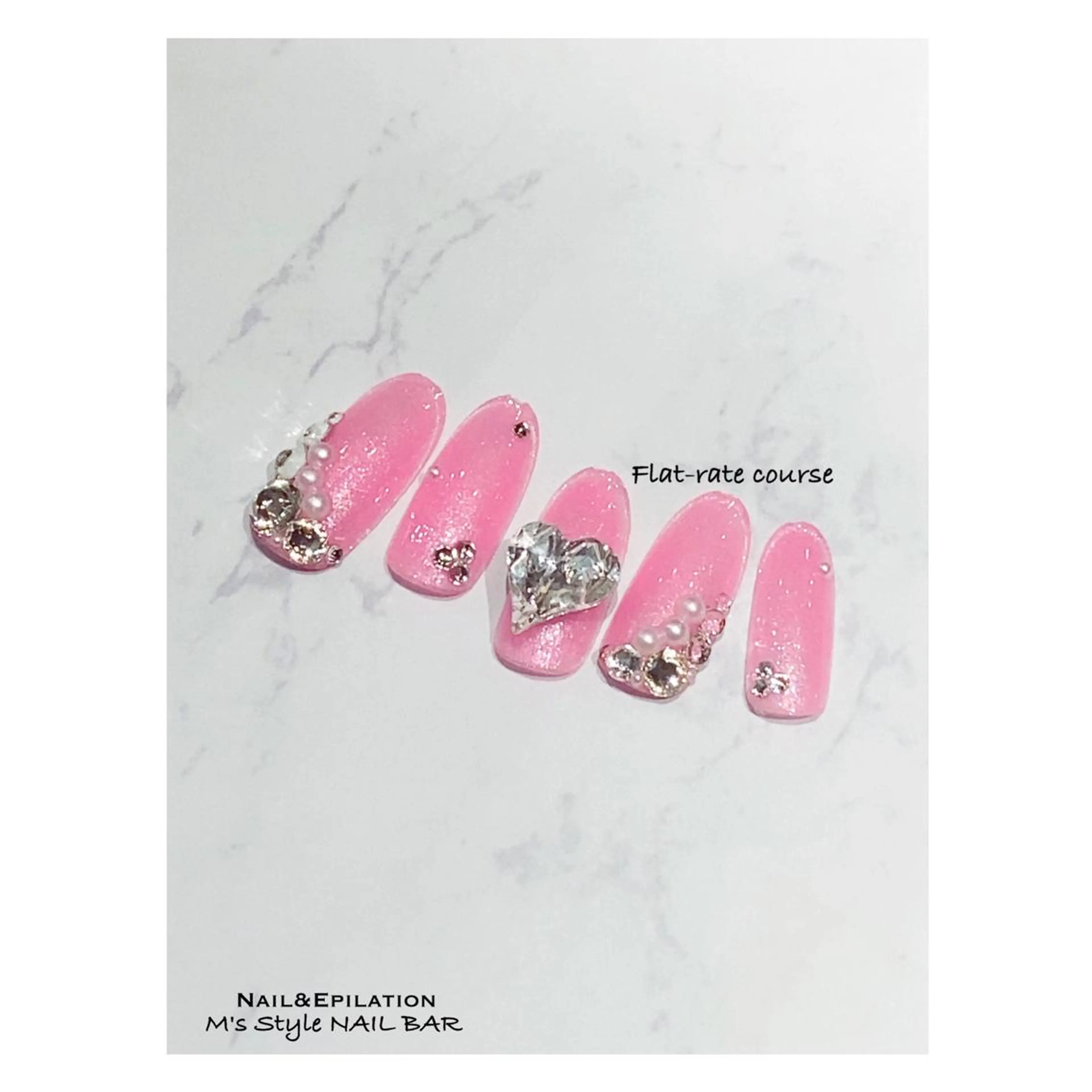 ネイル 成人式 韓国ネイル ロングネイル マグネットネイル ミディアムネイル M's Style NAIL BARのネイルデザイン