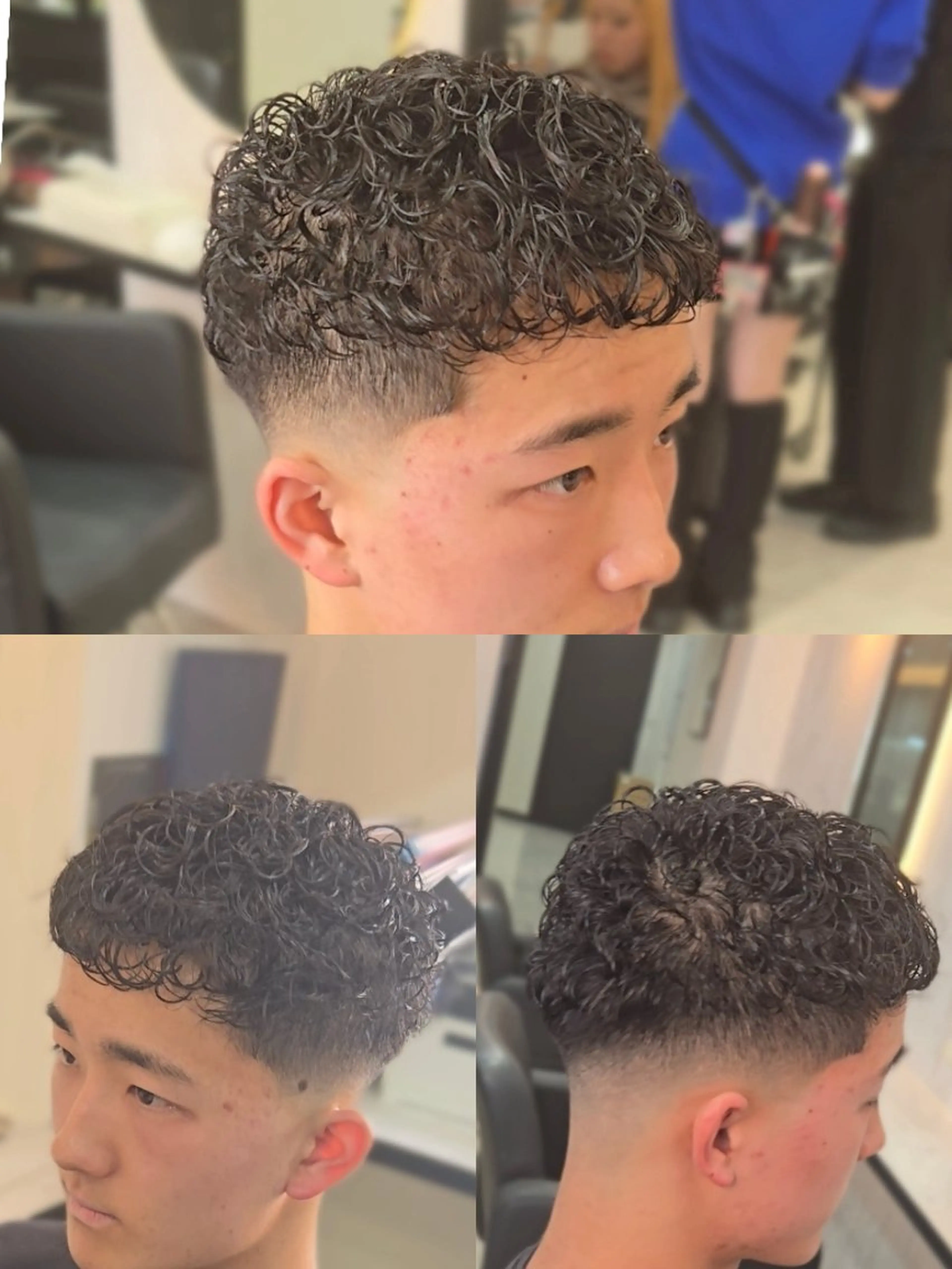 ショート パーマ ショートヘア スパイラルパーマ カット パーマ ヘアセット LEN名古屋/パーマ 海外ヘア/メンズ特化のヘアスタイル