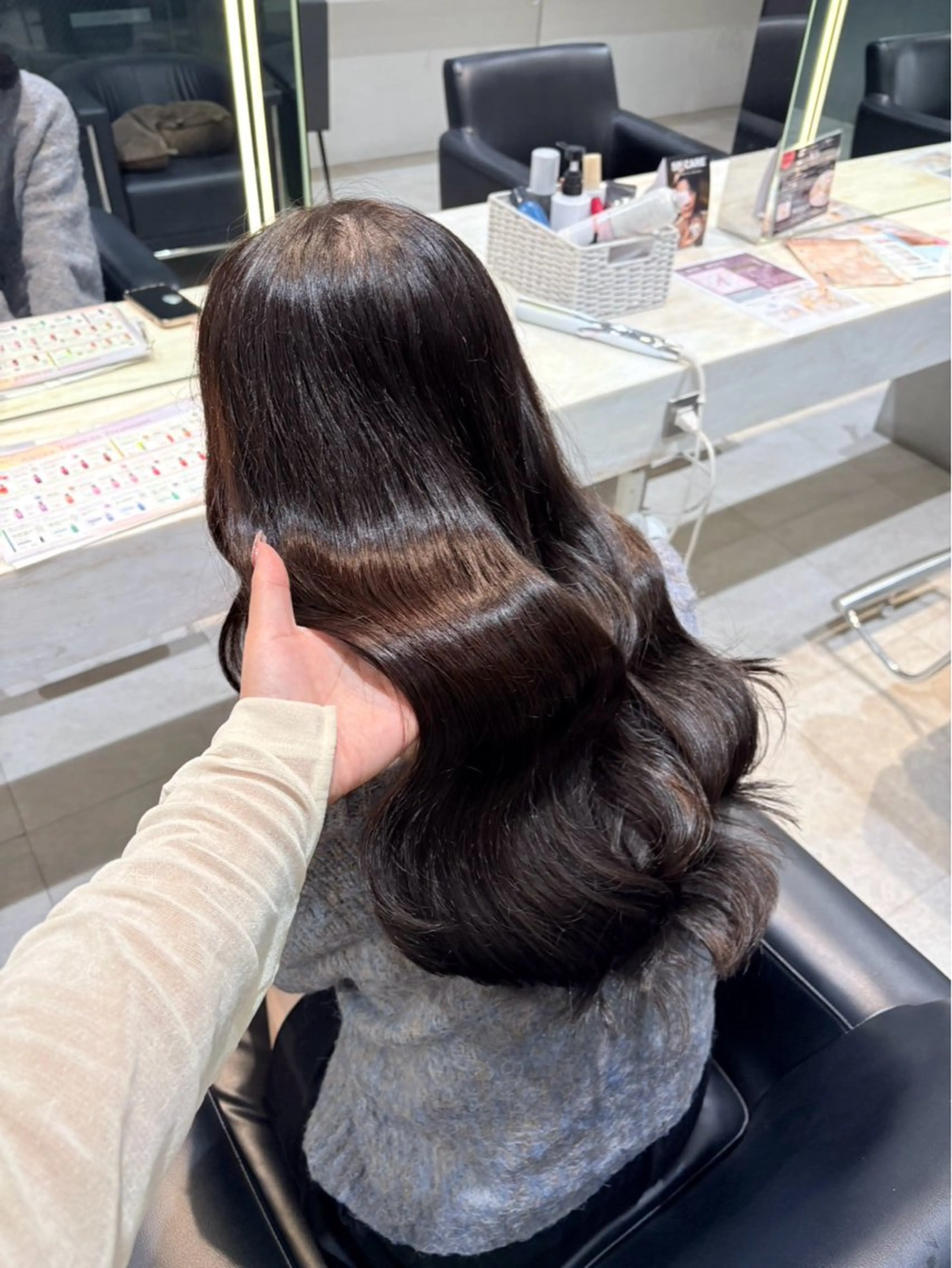 ワンカラー+Aujua 3stepトリートメントの写真