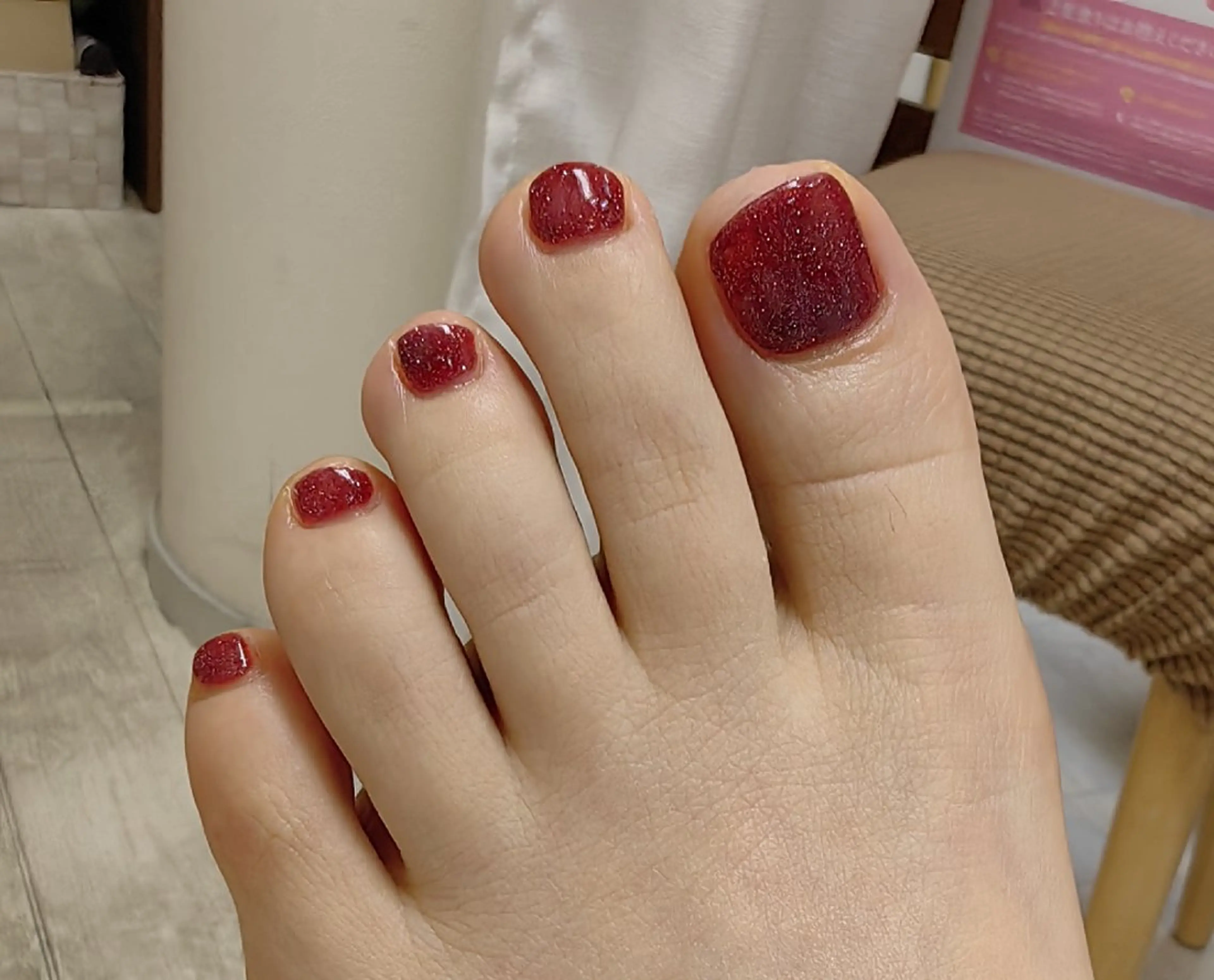 ネイル フラッシュネイル フラッシュマグ フットネイル reve あやののネイルデザイン