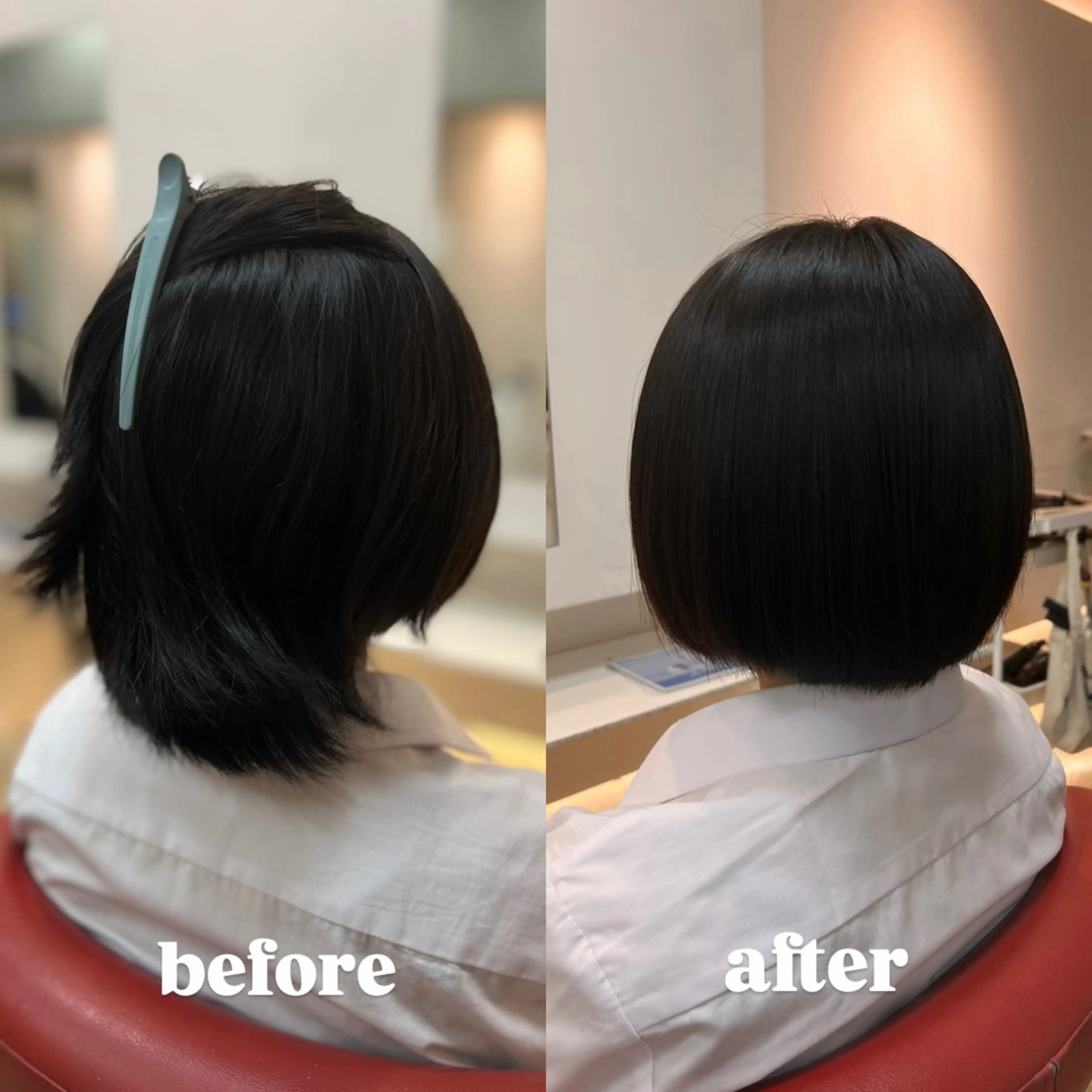 ショート ボブ 伸ばしかけ ショートヘア 縮毛矯正 青木 健志郎のヘアスタイル