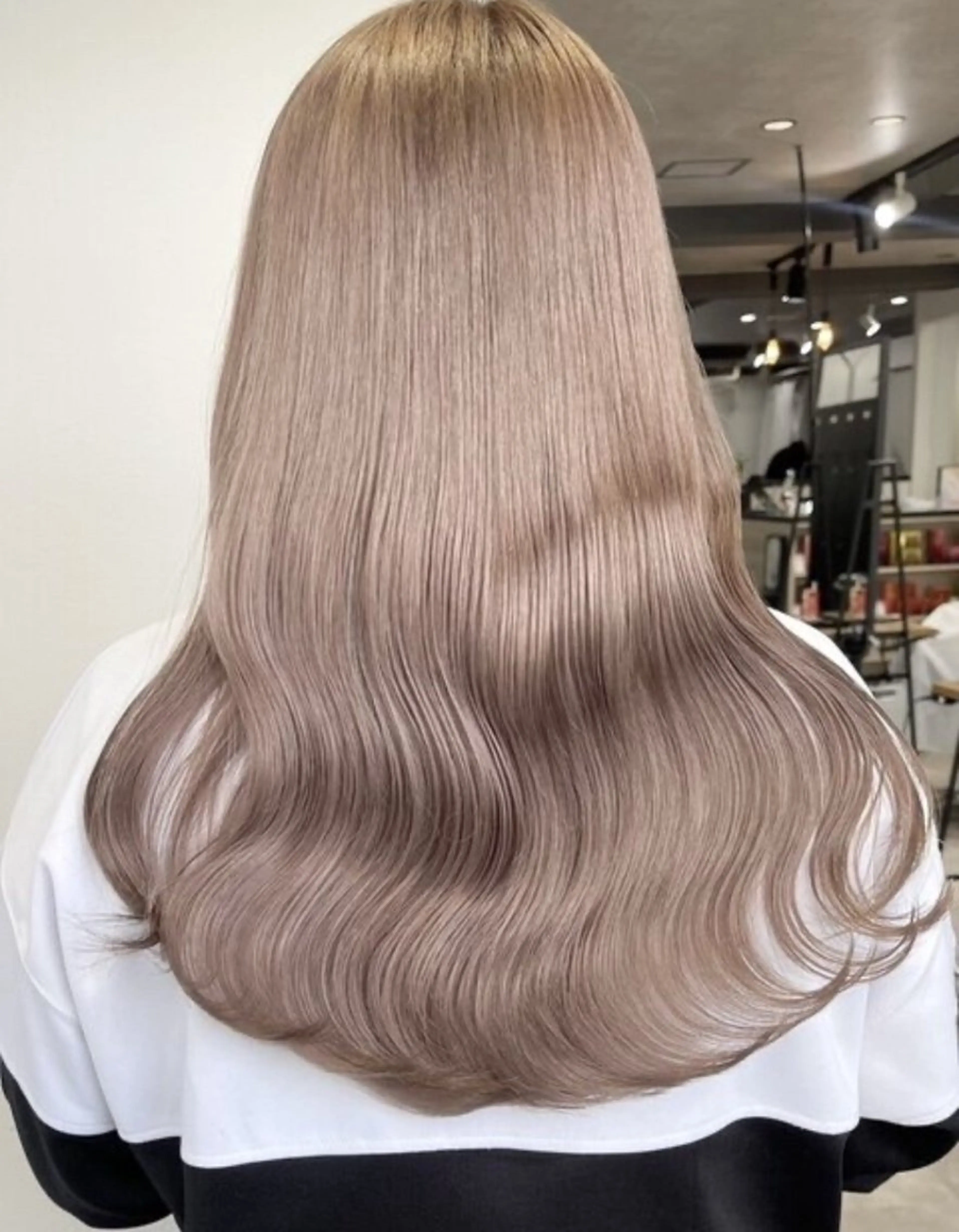 ロング カラー 🐰うる艶透明感 カラー🎀ゆずなのヘアスタイル