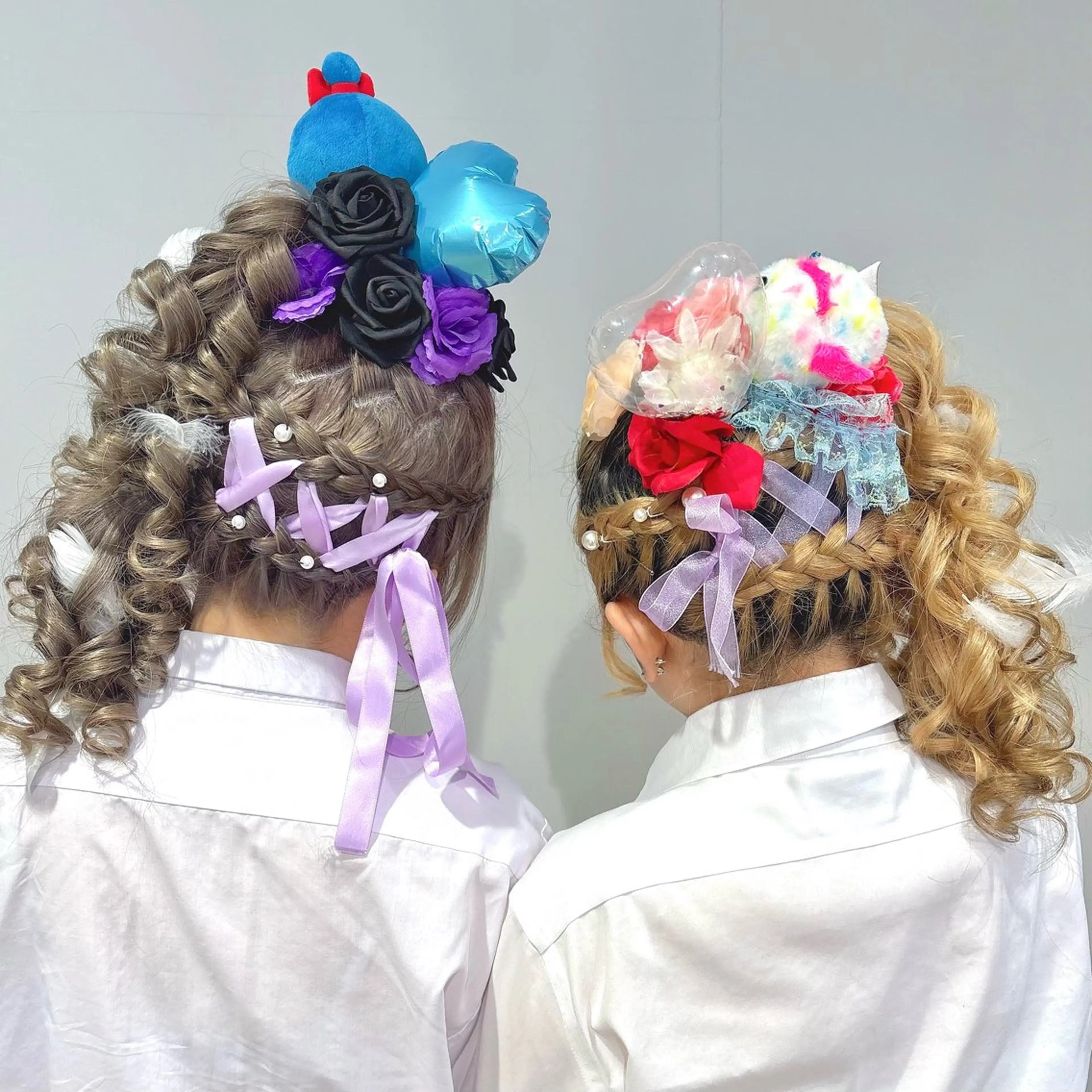 ヘアアレンジ ヘアセット 💙mai🫧 縮毛矯正・ハイライトのヘアスタイル