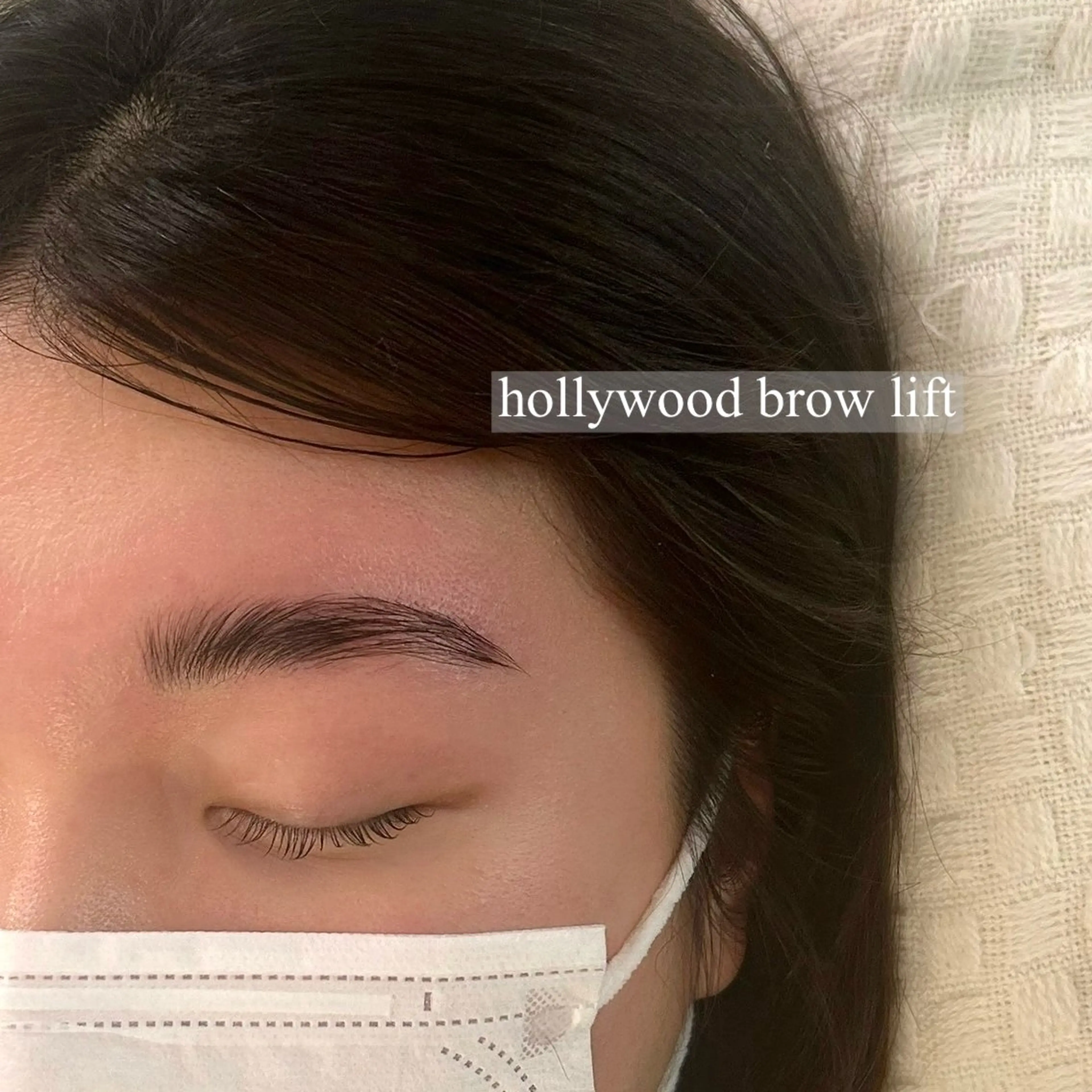 アイブロウ ハリウッドブロウリフト 吉祥寺kasumi 🌛eye/browのマツエク・マツパデザイン