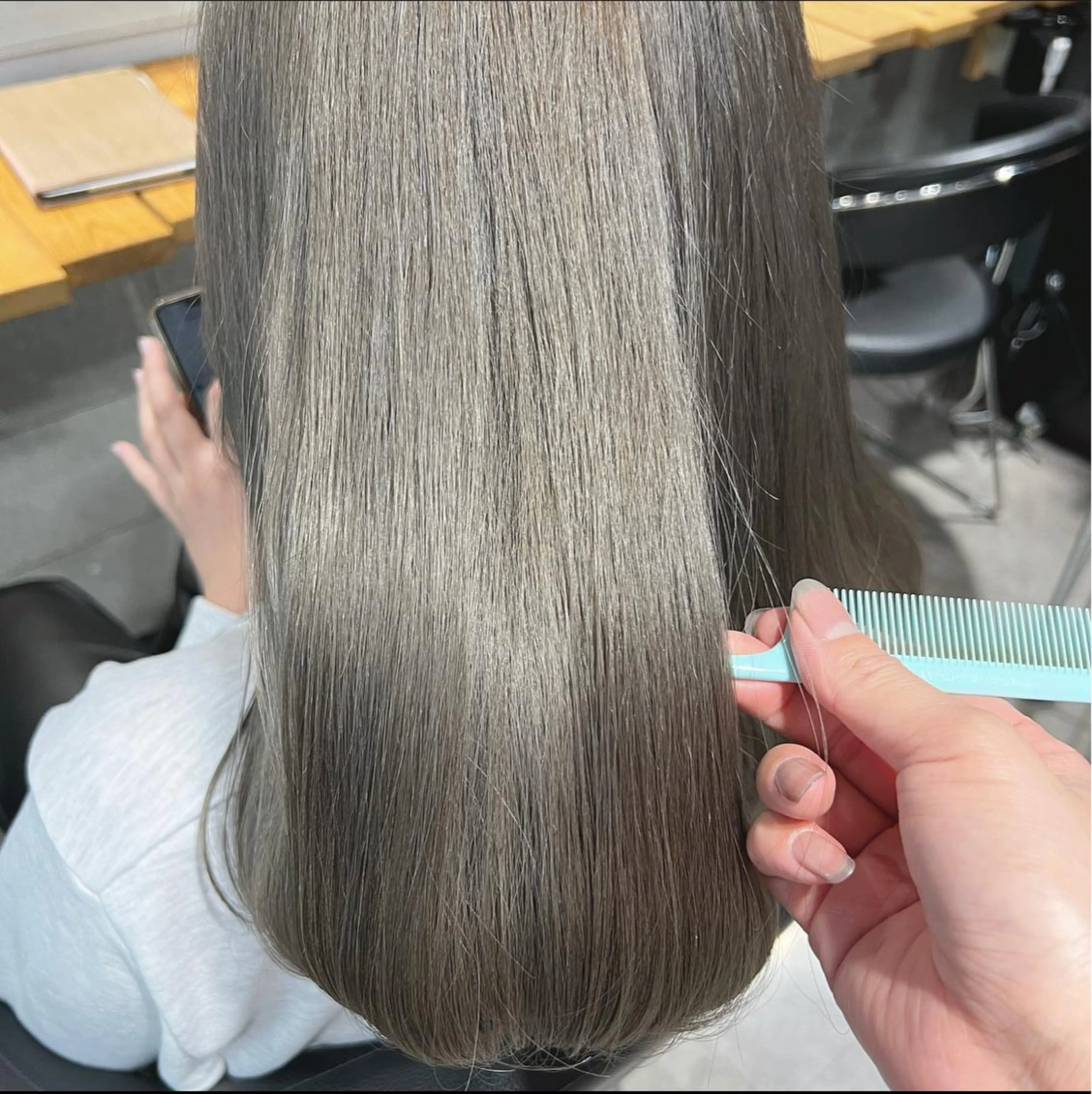 ロング カラー ヘアアレンジ ayaka 🍨のマツエク・マツパデザイン