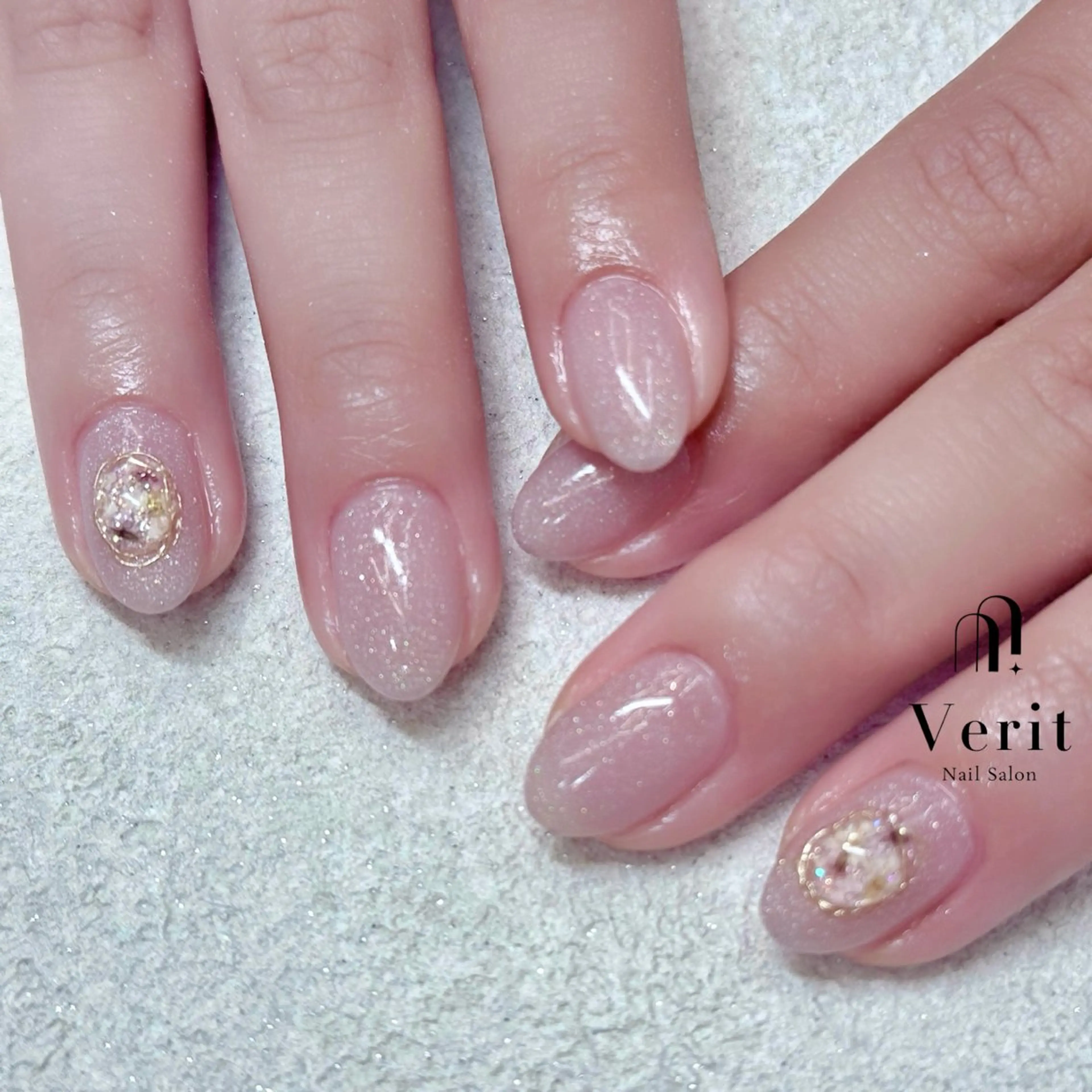 ネイル アートネイル シンプルネイル Kurumi (Verit大森店)のネイルデザイン