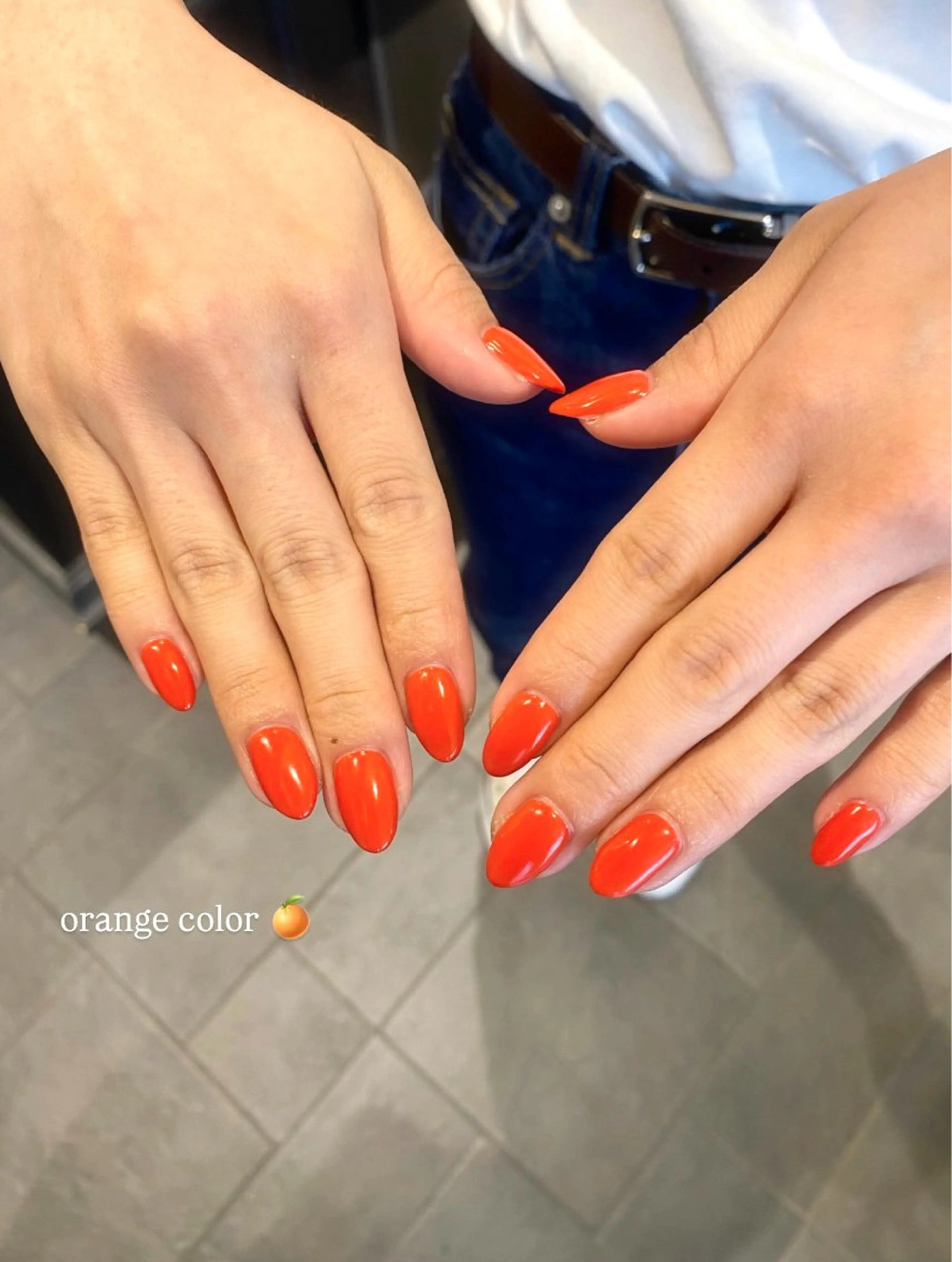 【パラジェル使用♡ウォーターケア付き】オフなしワンカラーの写真