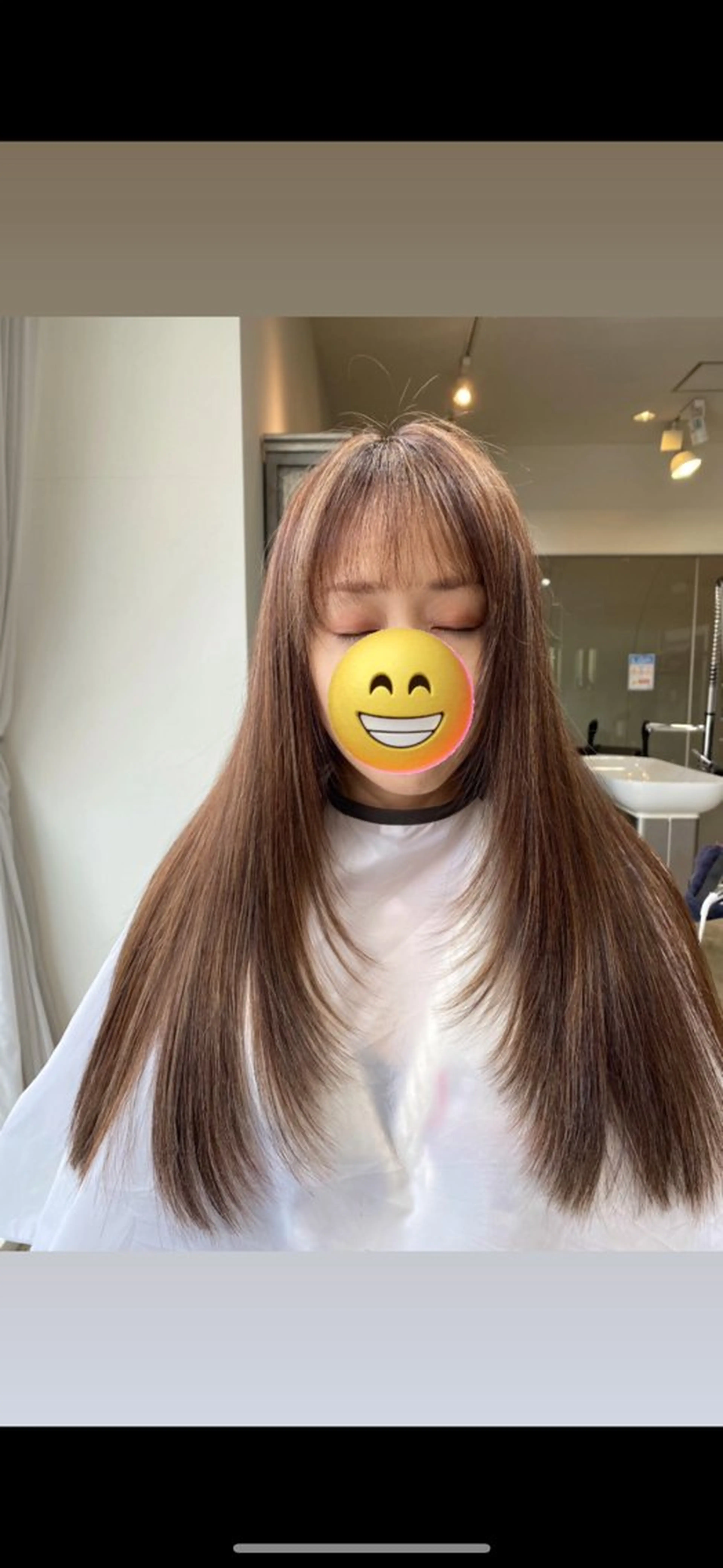 ロング 顔周りカット 大阪/心斎橋 レイヤー/勇介のヘアスタイル