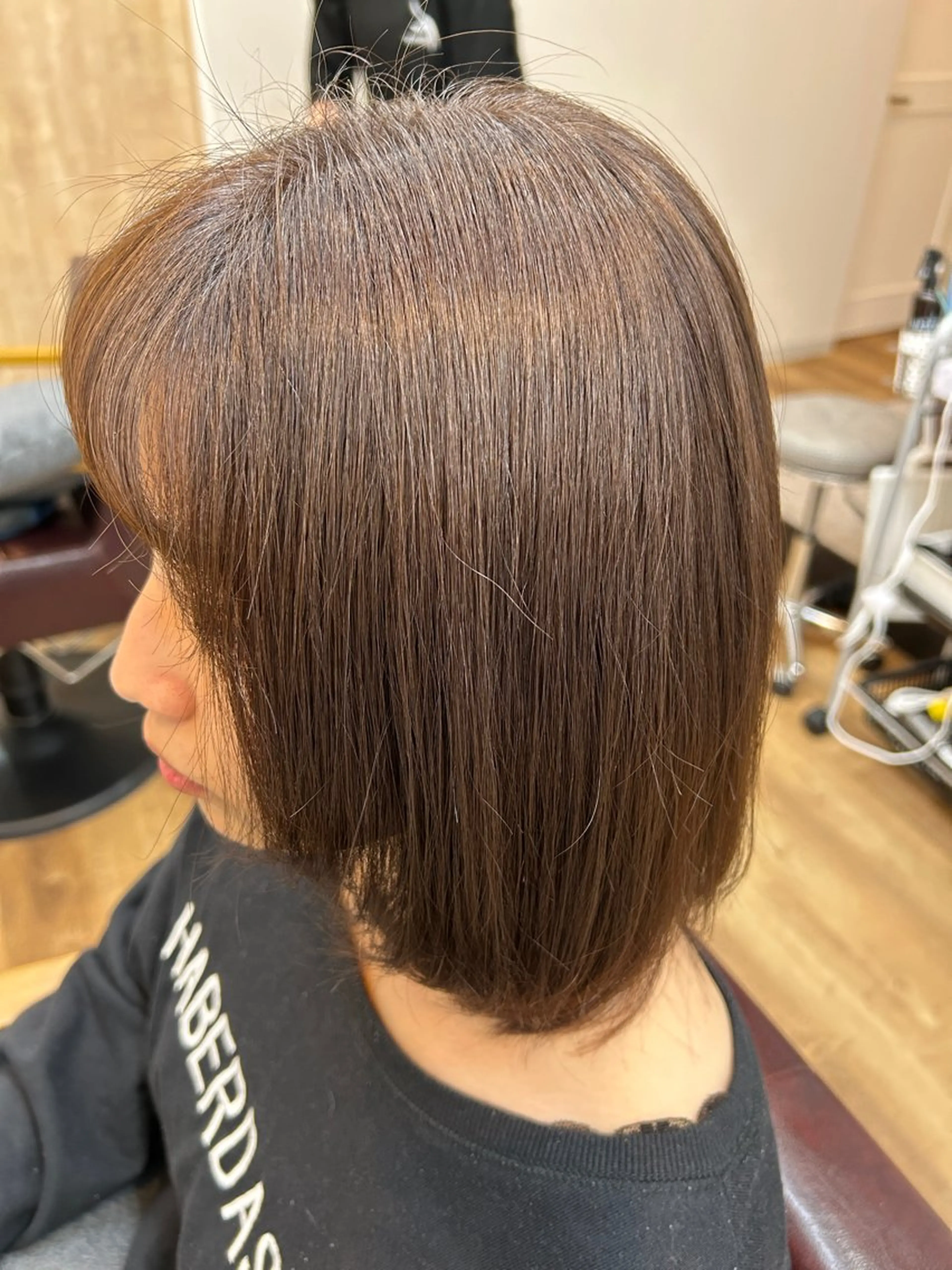 ミディアム ヘアカラー 中野 未来のヘアスタイル