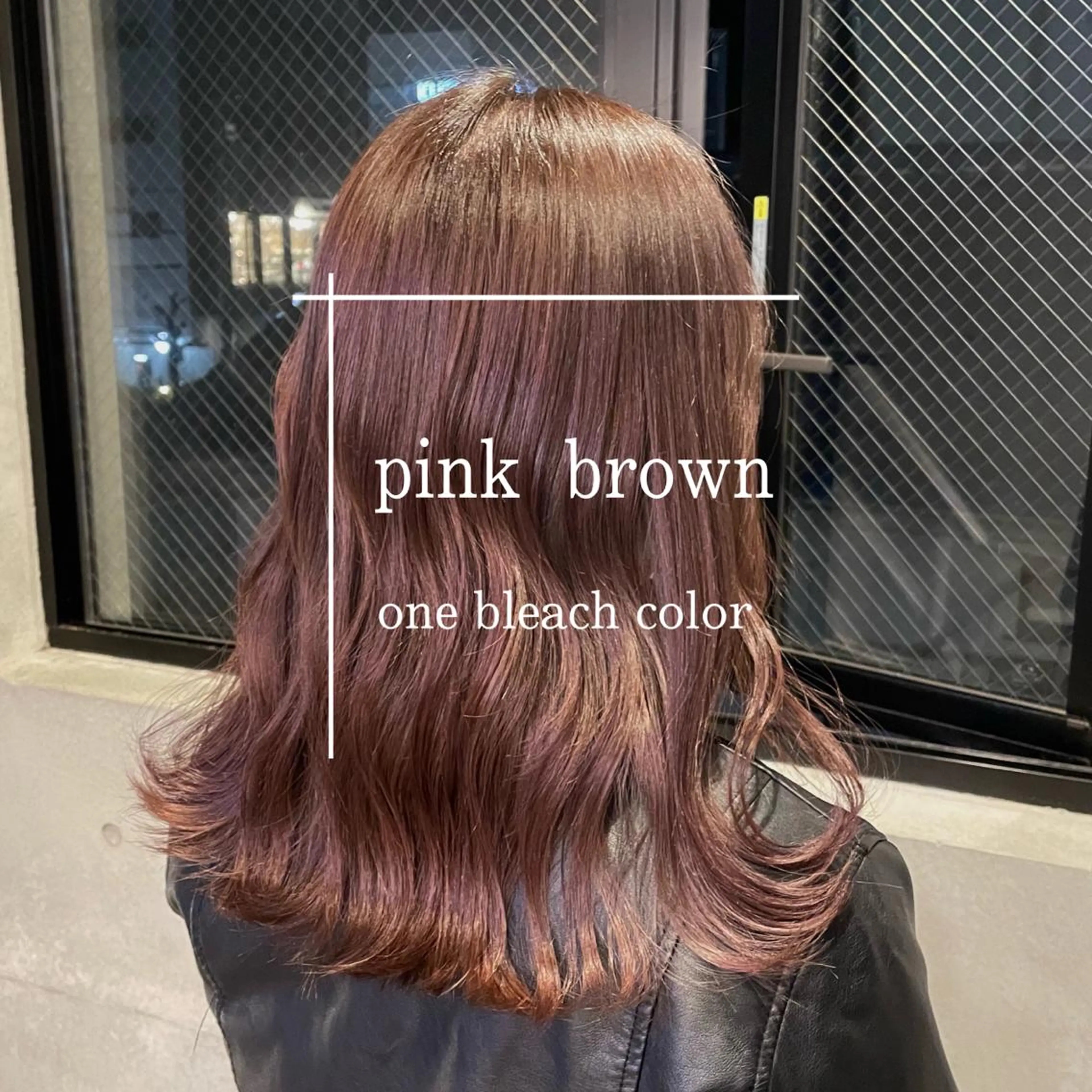 ミディアム カラー ブリーチ 透明感カラー オレンジ ✨レイヤー/透明感 /豊嶋里緒✨のヘアスタイル