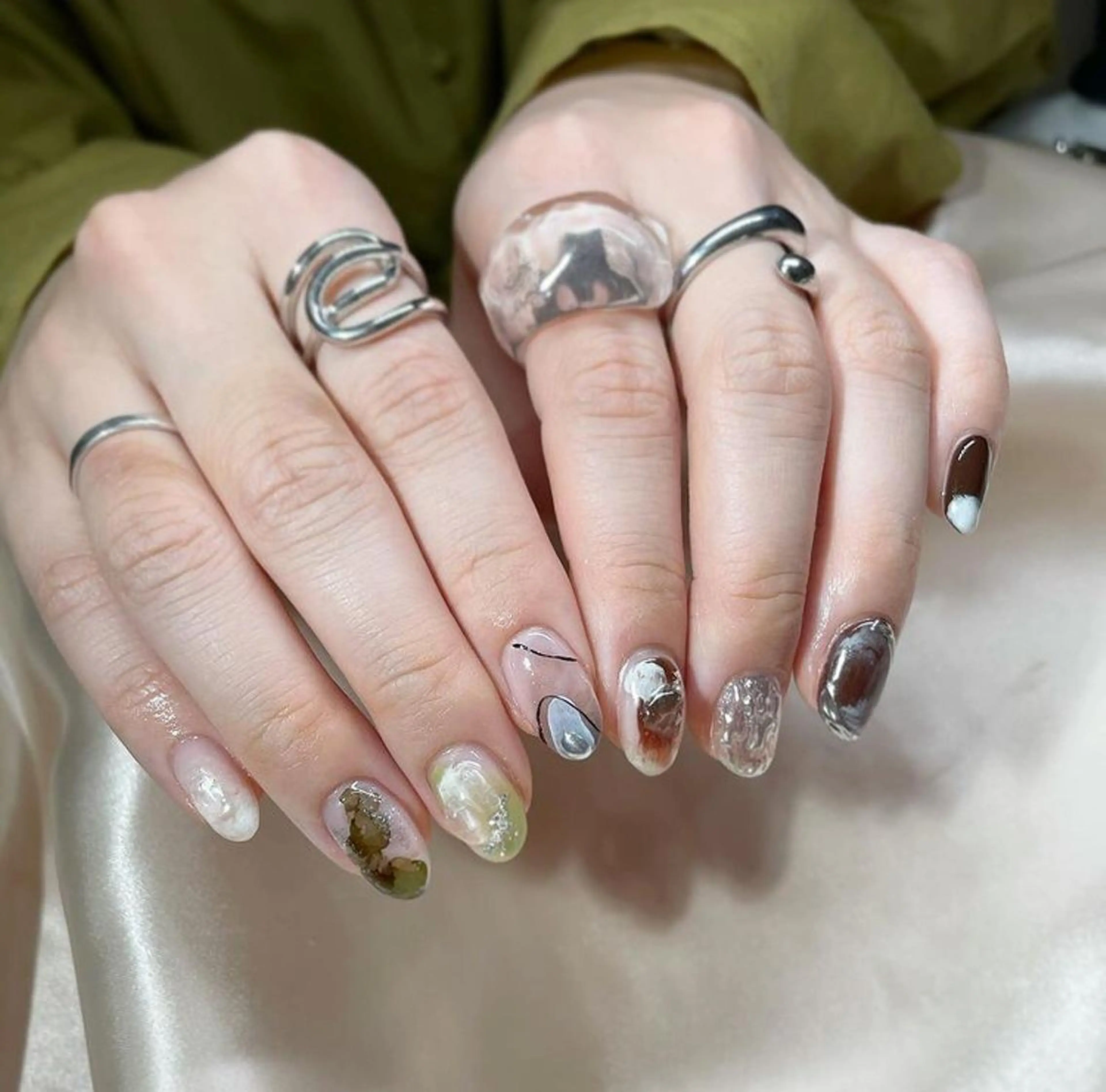 ネイル ﾐﾙﾌｨｰﾕ /Tomoeのネイルデザイン