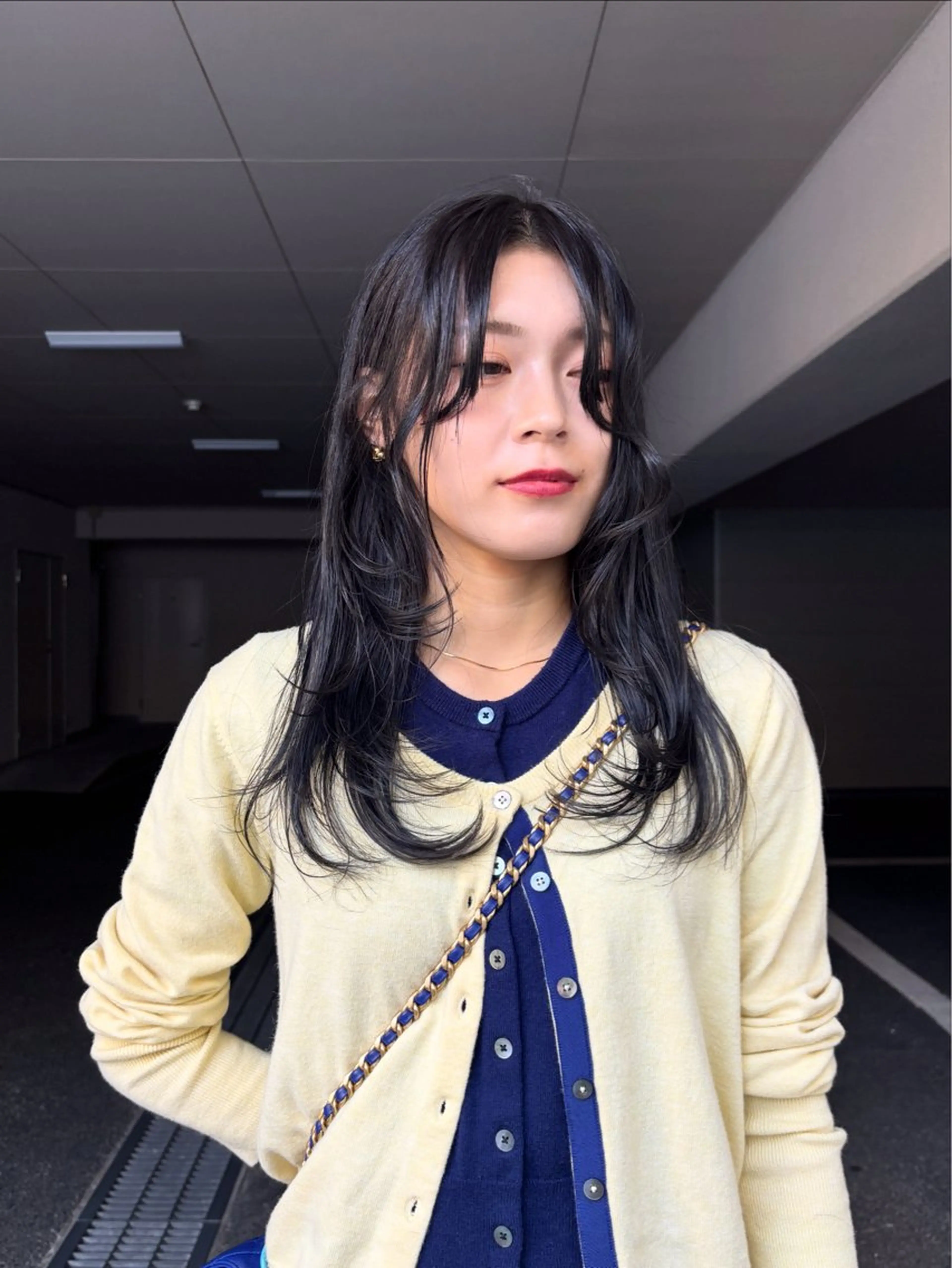 セミロング カット ヘアカラー トリートメント saya/似合わせ /透明感カラーのヘアスタイル