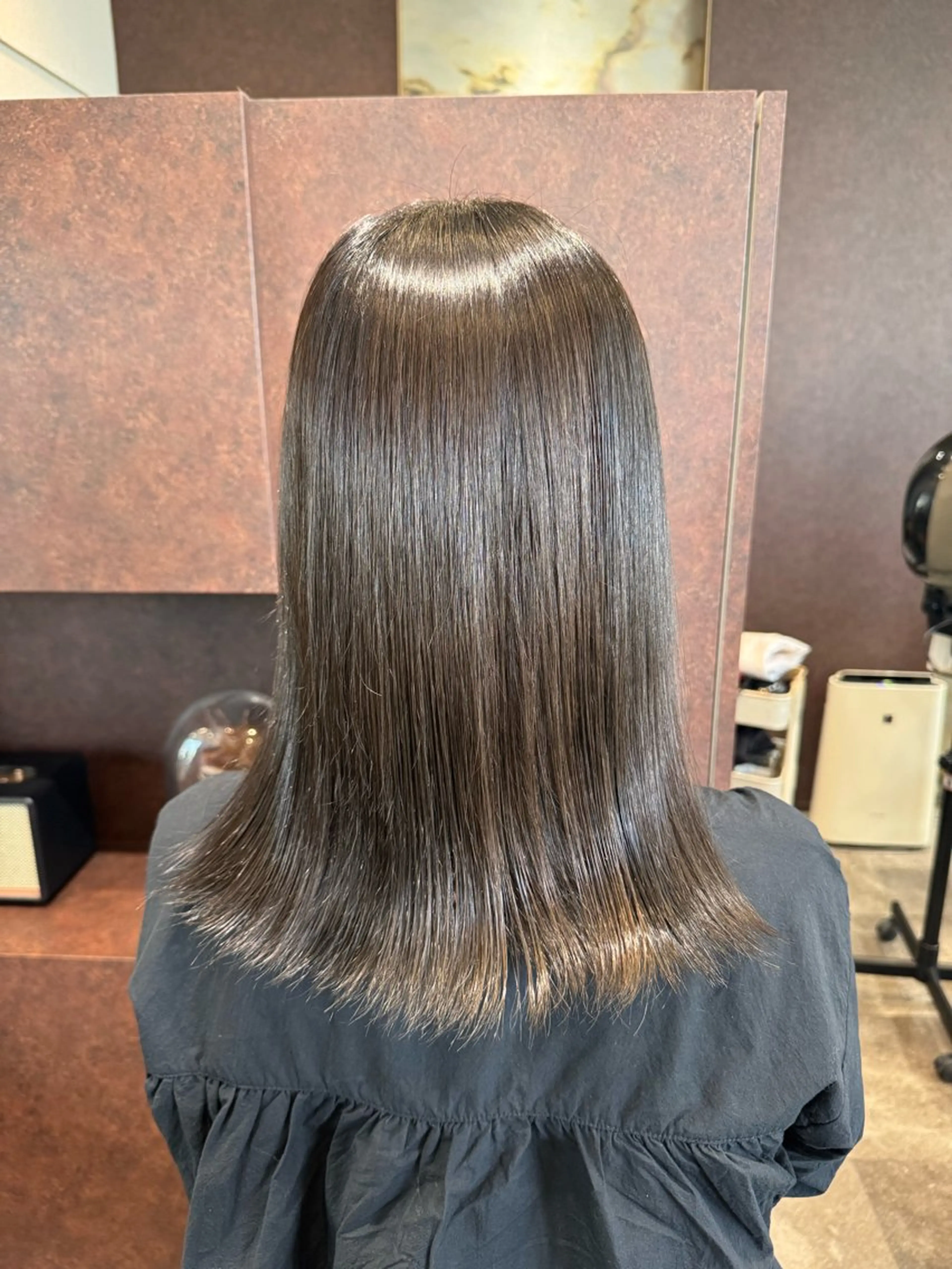 ミディアム 髪質改善 /市村 優音のヘアスタイル