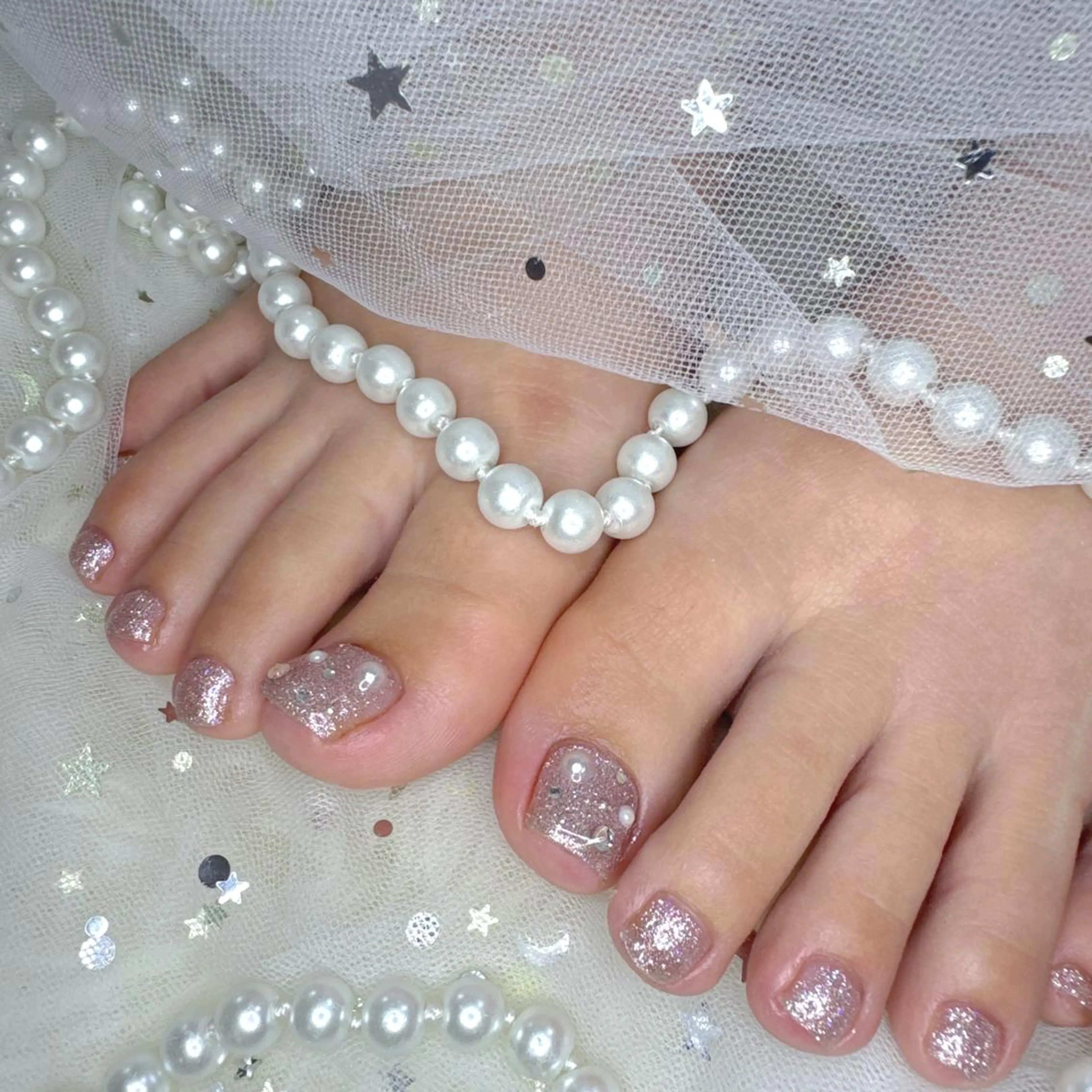 ネイル アートネイル フラッシュネイル ジェルネイル 氷ネイル・うるうるネイル キラキラネイル M2 BEAUTY アユミのネイルデザイン