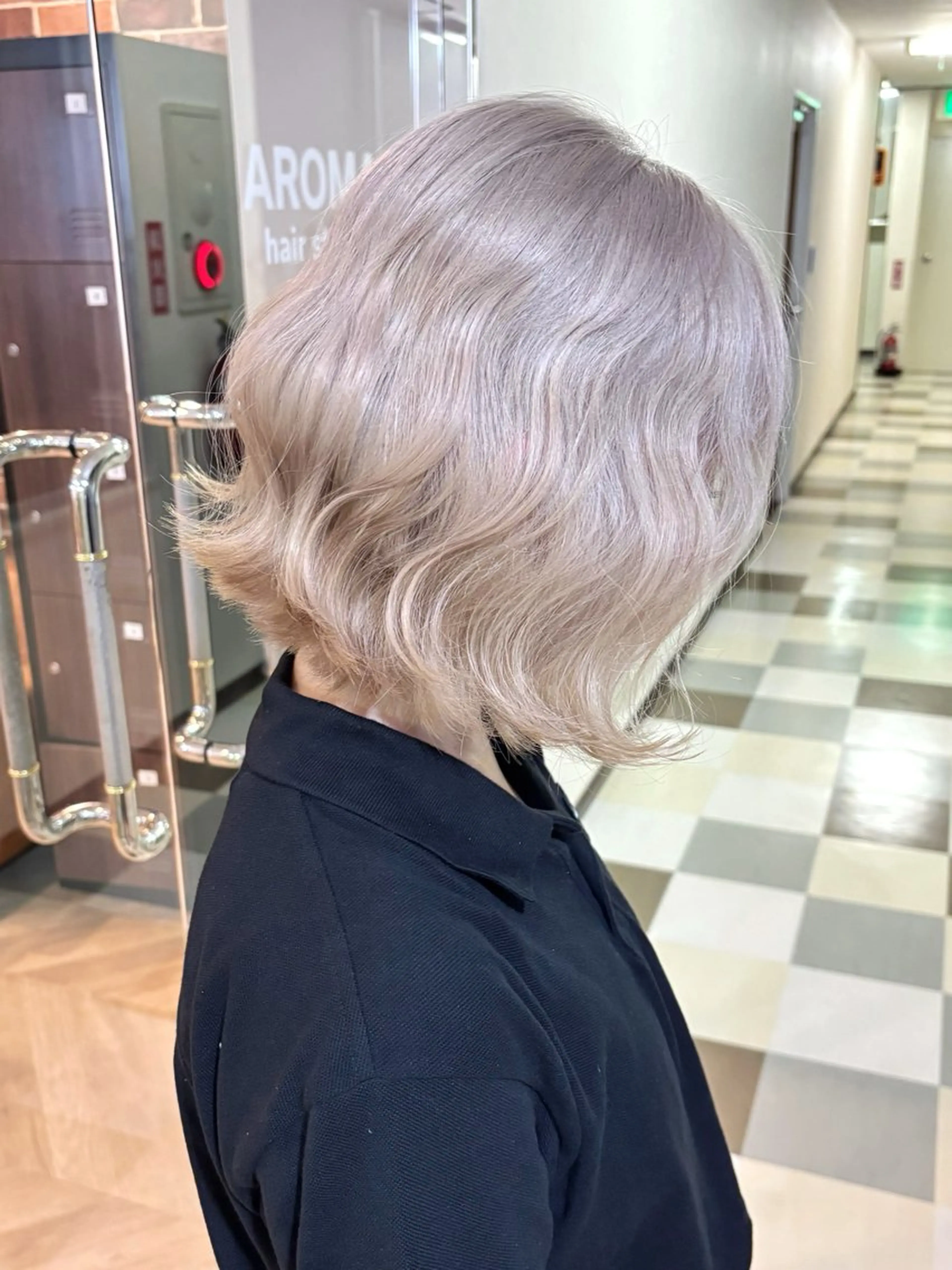 ミディアム 艶髪/透け感カラー /RYOのヘアスタイル